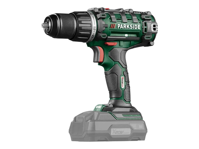 PARKSIDE® Perceuse-visseuse sans fil PABS 20-Li G8. 20 V