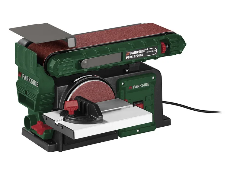 PARKSIDE® Ponceuse à bande et à disque PBTS 370 B3. 370 W