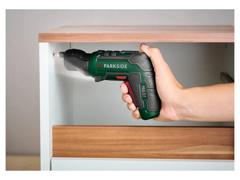 PARKSIDE® Visseuse sans fil avec embouts interchangeables PAS D7
