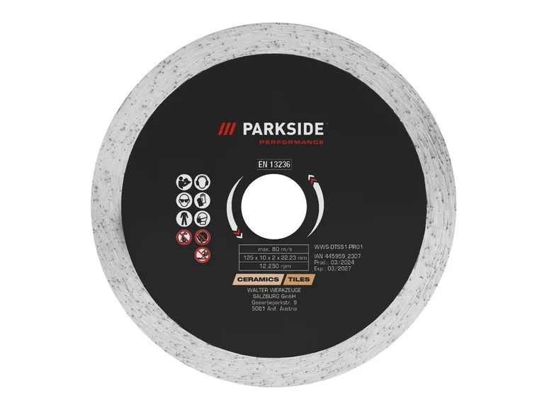 PARKSIDE PERFORMANCE® Disque pour meuleuse d'angle