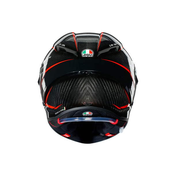 PISTA GP RR ECE DOT MULTI - PERFORMANCE CARBON/RED