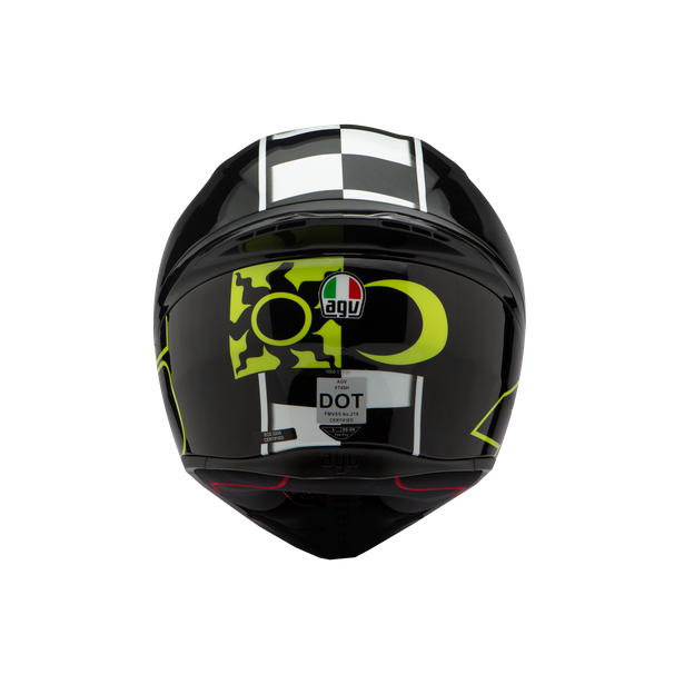 K1 AGV DOT(ECE) TOP - CELEBR-8 BLACK
