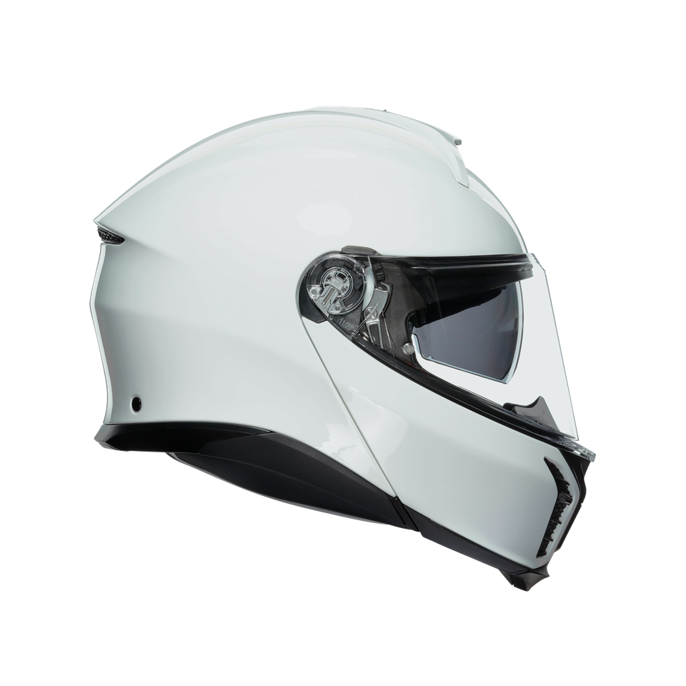 TOURMODULAR STELVIO WHITE - MOTORBIKE FLIP UP HELMET E2206