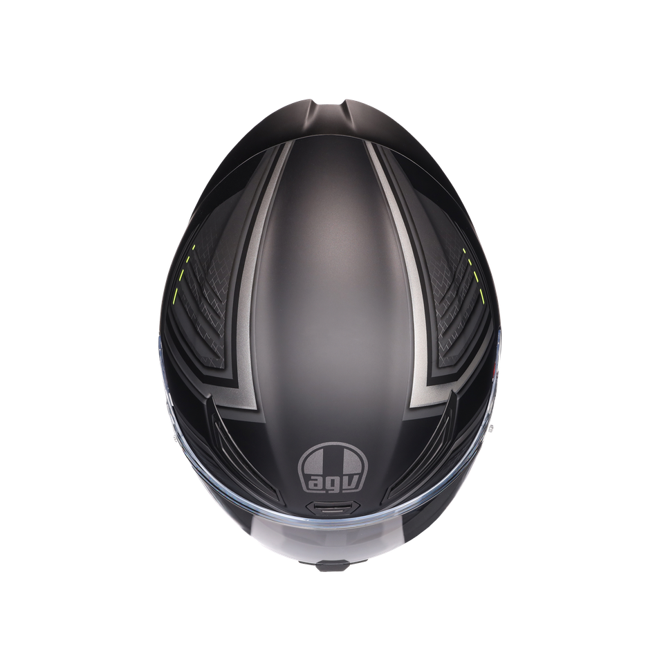 K1 S SLING MATT BLACK/GREY - MOTORBIKE FULL FACE HELMET E2206