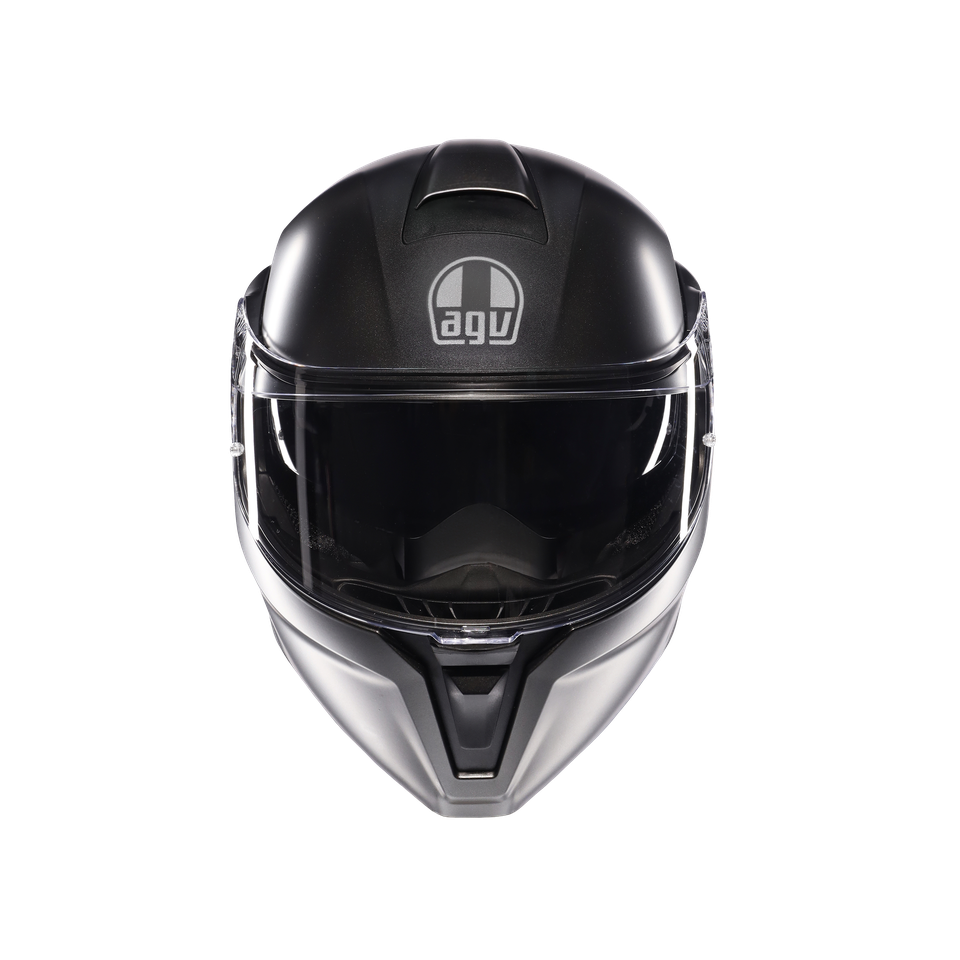 STREETMODULAR MONO MATT ASFALTO GREY - MOTORBIKE FLIP UP HELMET E2206