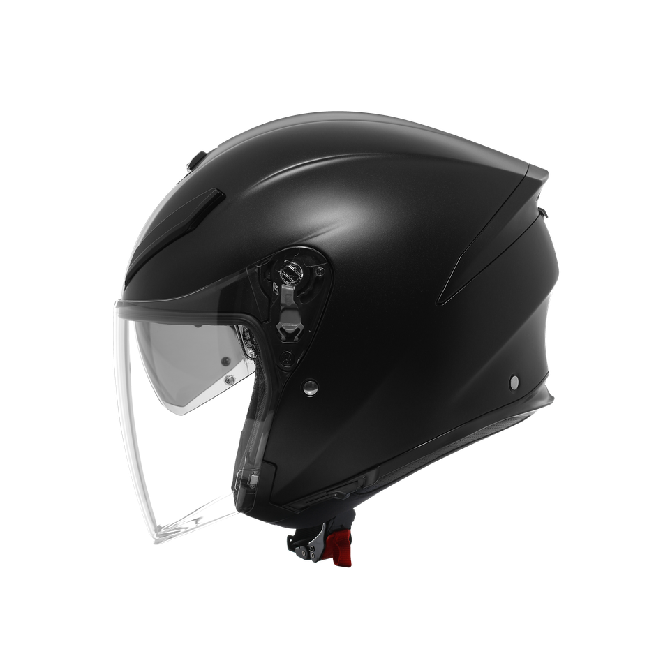 K5 JET EVO MONO MATT BLACK - MOTORBIKE OPEN FACE HELMET E2206