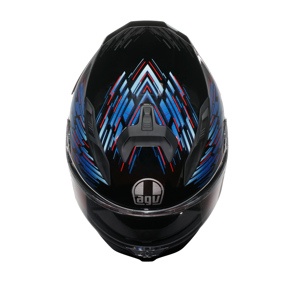 K7 AGV E2206 MPLK - GENISYS MATT BLACK/BLUE/GREY