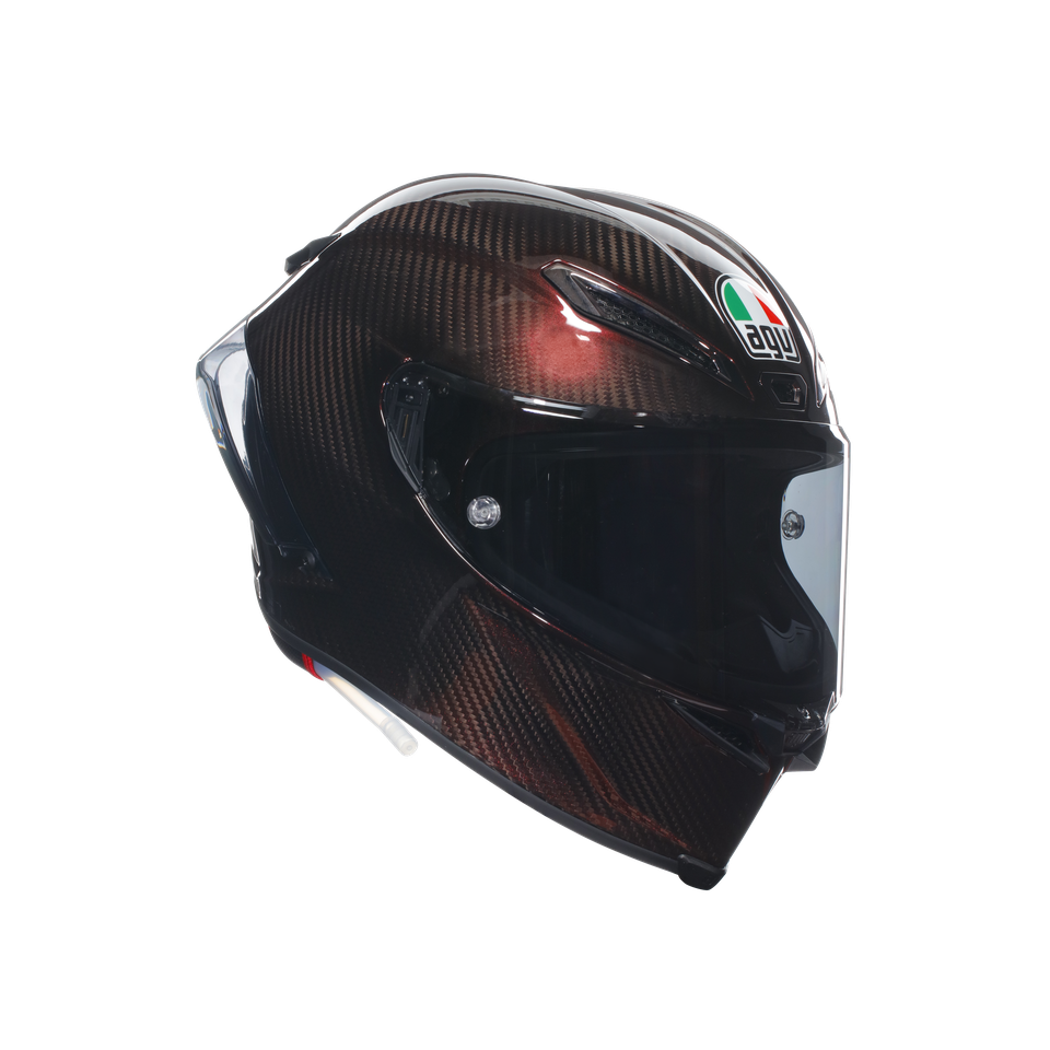 PISTA GP RR MONO RED CARBON - MOTORBIKE FULL FACE HELMET E2206 DOT