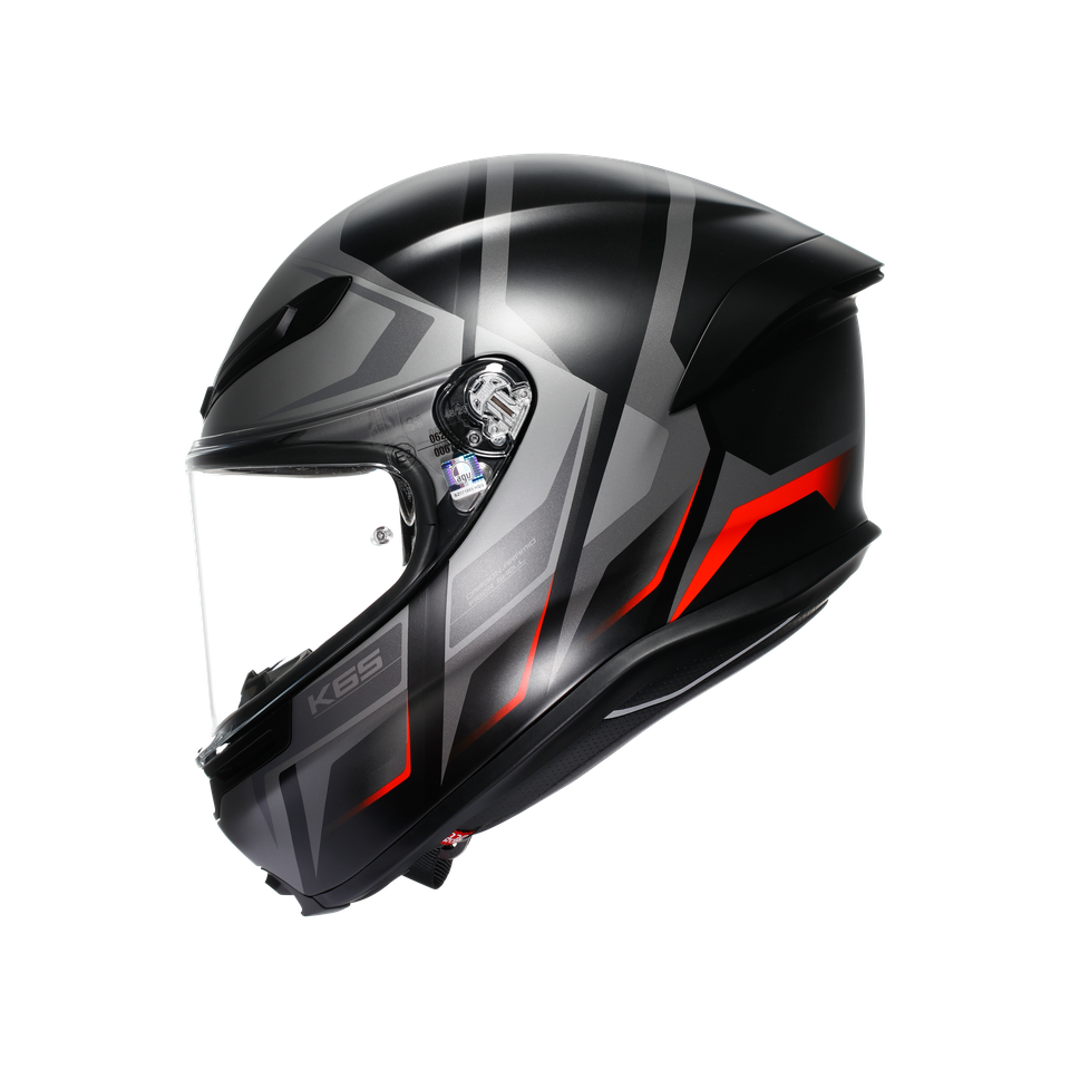 K6 S E2206 - KARVE MATT BLACK/GREY/RED