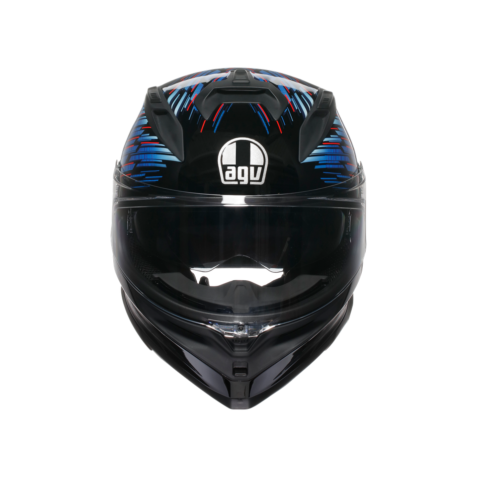 K7 AGV E2206 MPLK - GENISYS MATT BLACK/BLUE/GREY