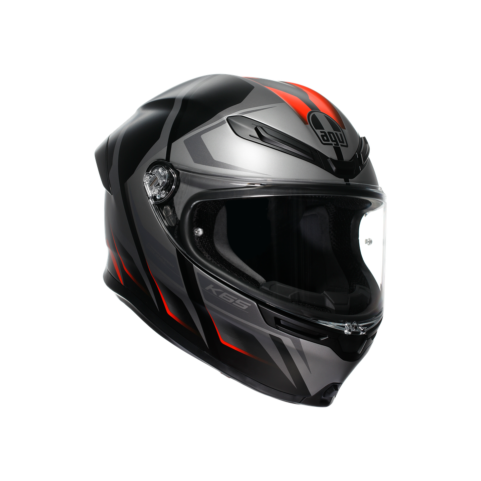 K6 S E2206 - KARVE MATT BLACK/GREY/RED