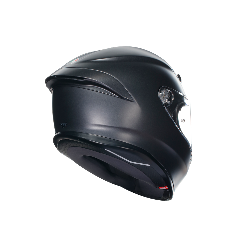 K6 S MATT BLACK - MOTORBIKE FULL FACE HELMET E2206