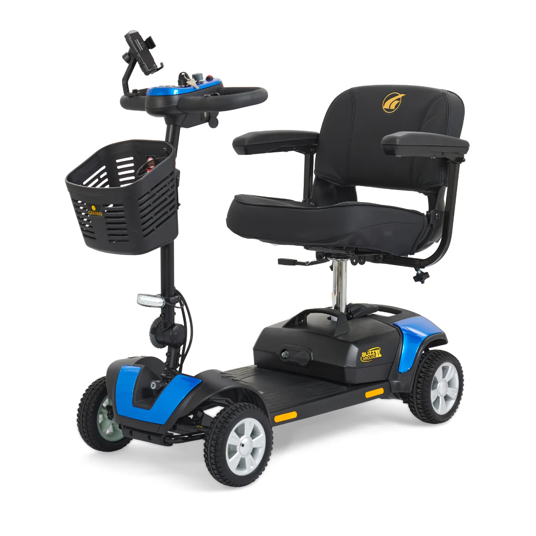 Golden Technologies Buzzaround XL 4-Wheel Long Range Mobility Scooter