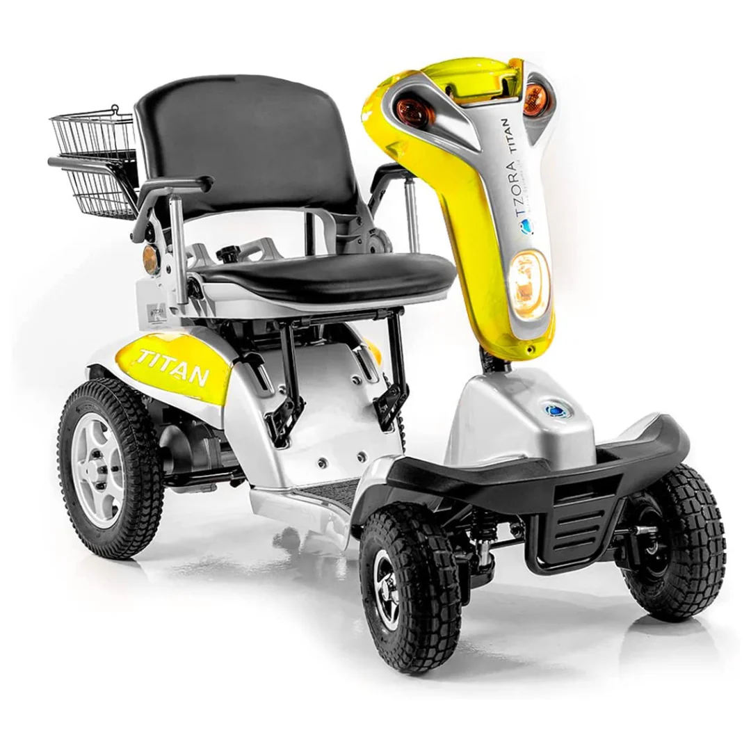 Tzora Titan 4 Hummer XL Folding 4-Wheel Electric Mobility Scooters