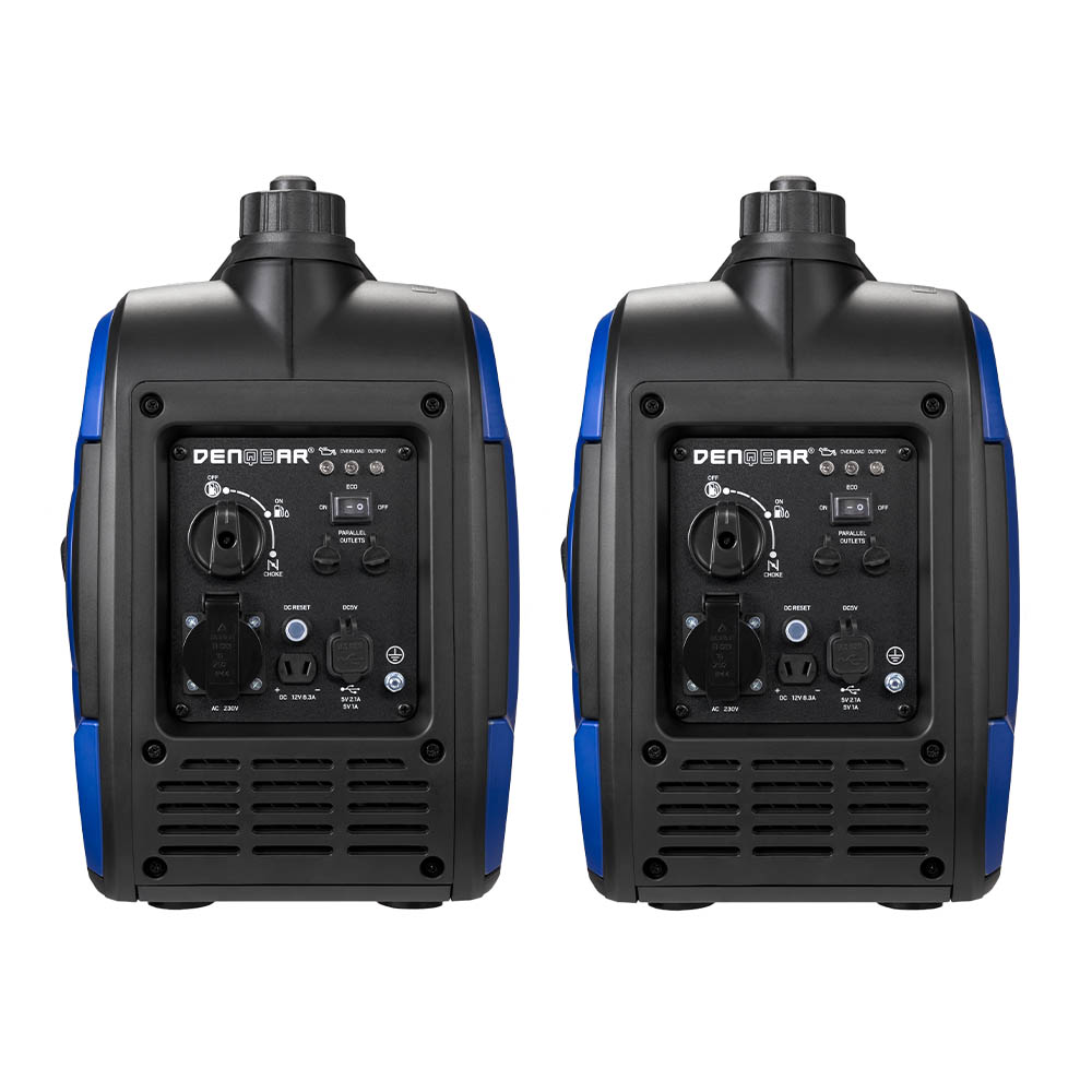 BUNDLE: 2 X 2.0 KW INVERTER POWER GENERATOR DQ-2000 + CABLE FOR PARALLEL CONNECTION