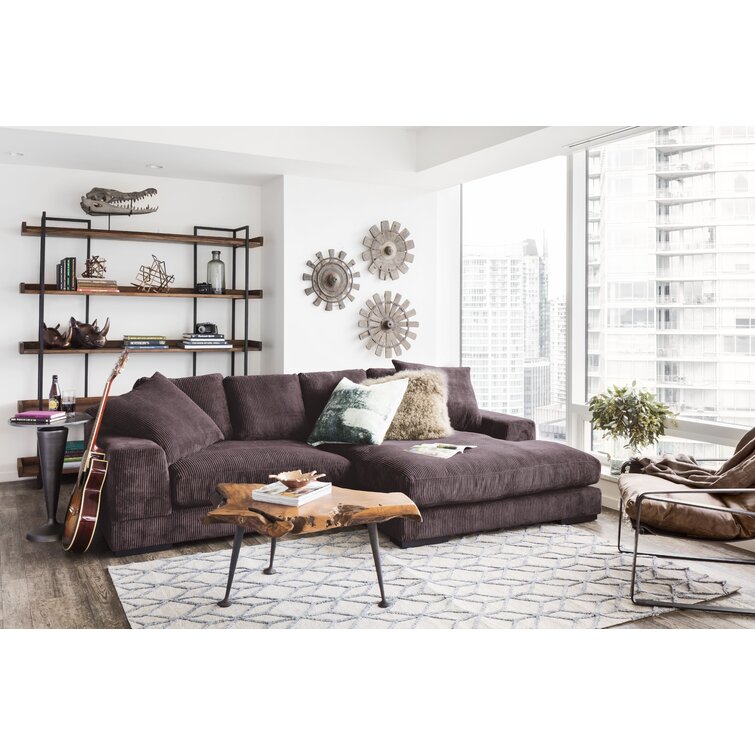 106′′ Wide Reversible Sofa & Chaise