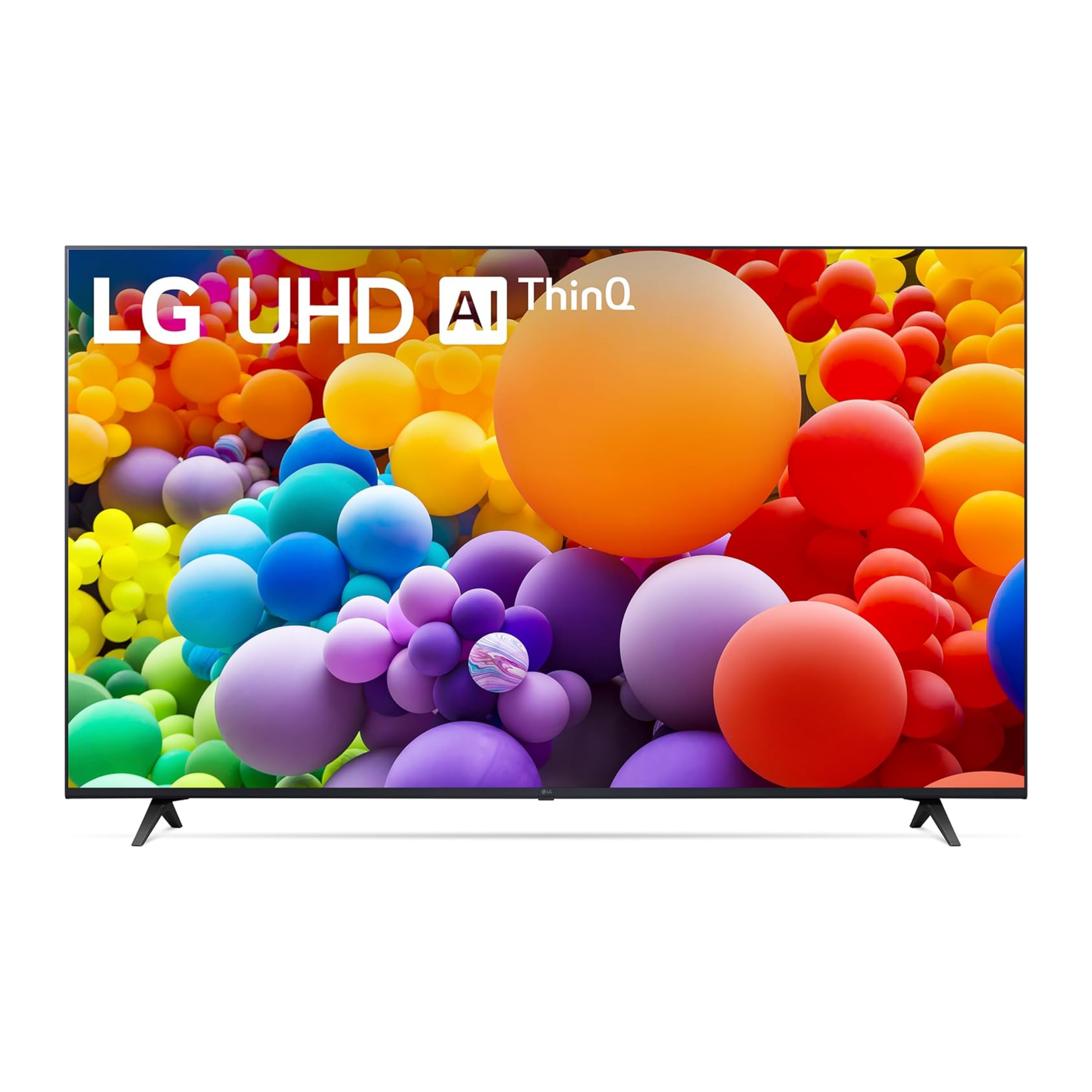 LG 55-Inch Class UT75 Series LED Smart TV 4K Processor Flat Screen AI-Powered with Alexa Built-in