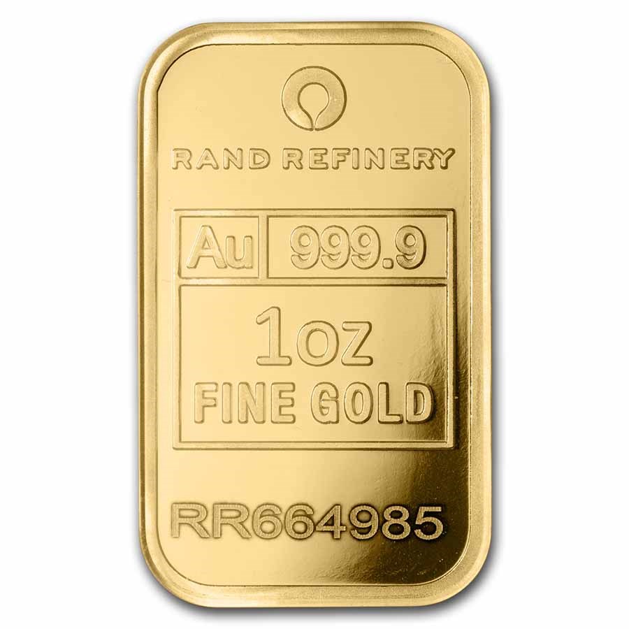 1 oz Gold Bar - Rand (Black Assay)