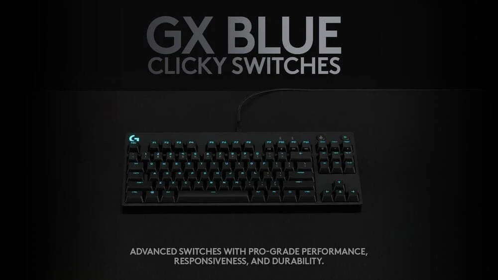 Mechanische Gaming-Tastatur Logitech G PRO– SCHWARZ– USB– NORDIC