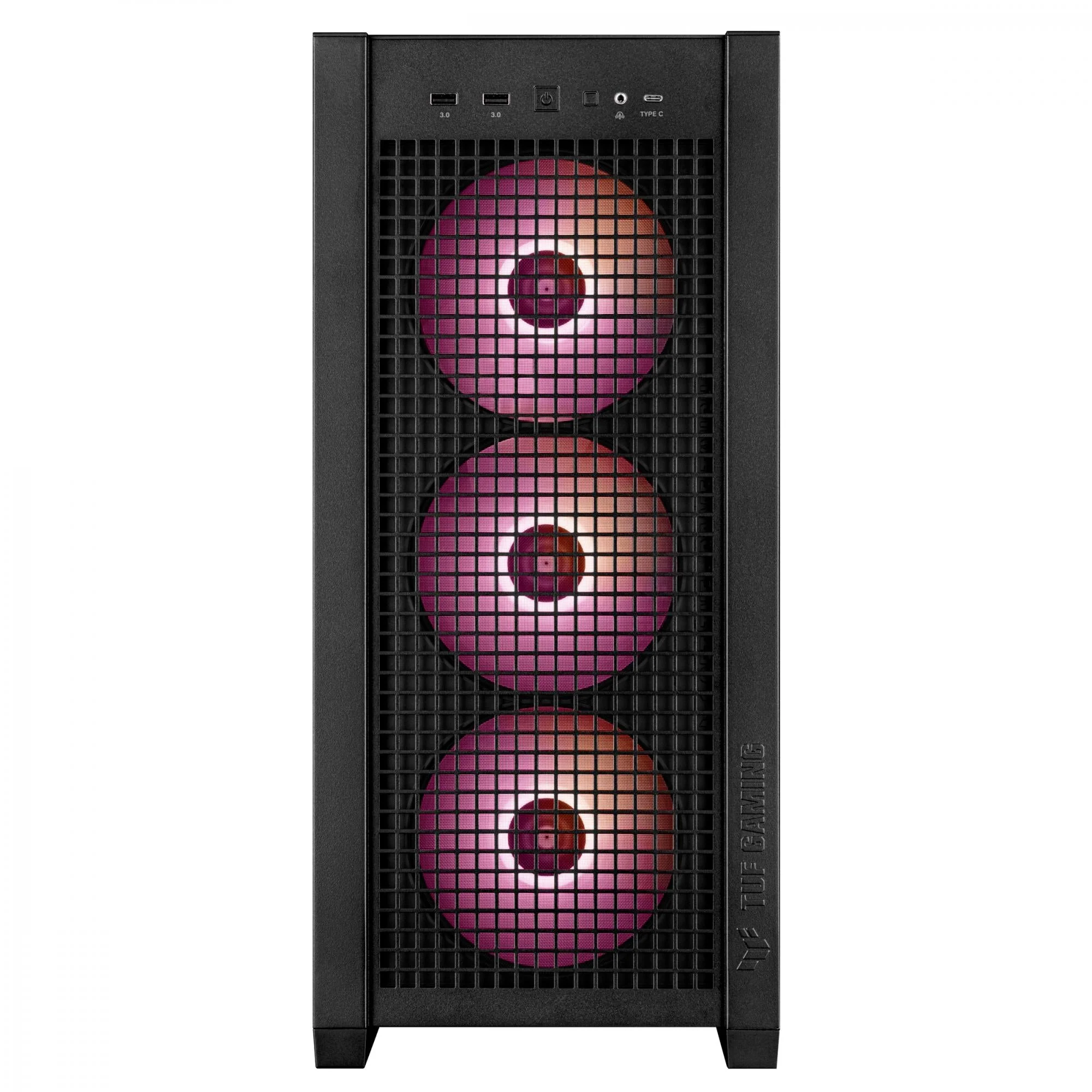 ASUS TUF Gaming GT302 TG ARGB ATX midi-tower - Black