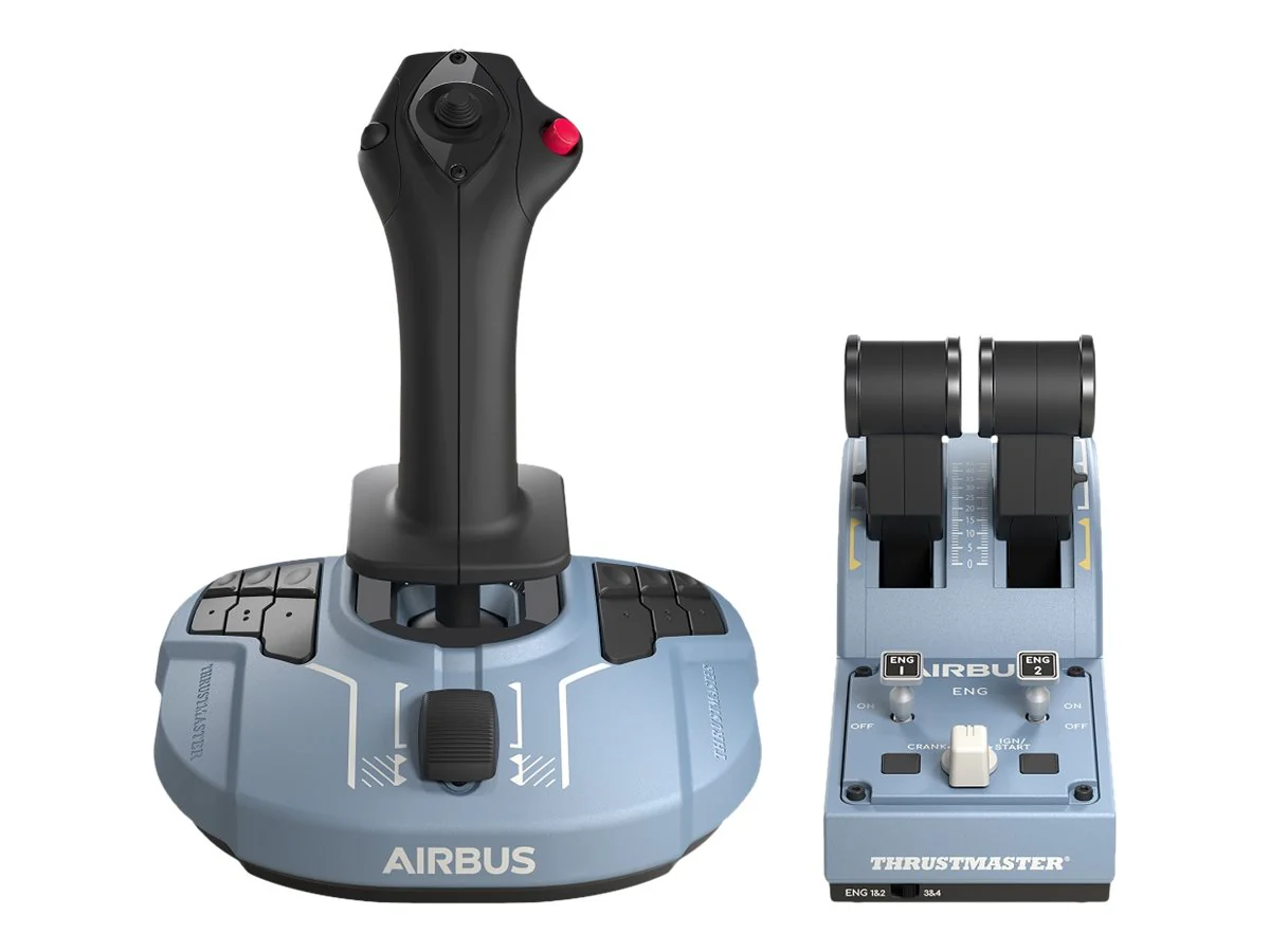 ThrustMaster TCA Officer Pack Airbus Edition Joystick und Gashebel