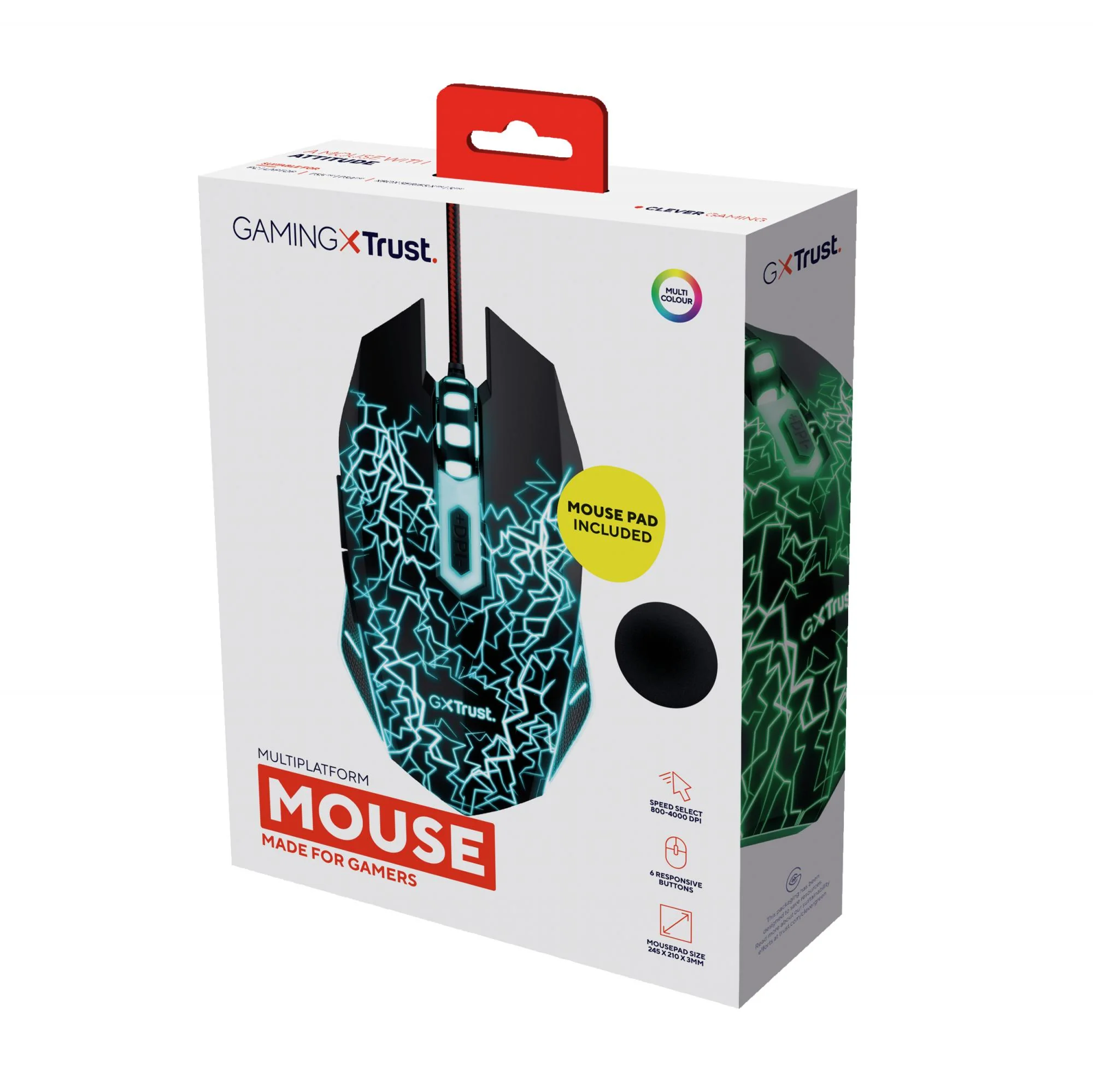 TRUST BASICS GAMING MOUSE & PAD