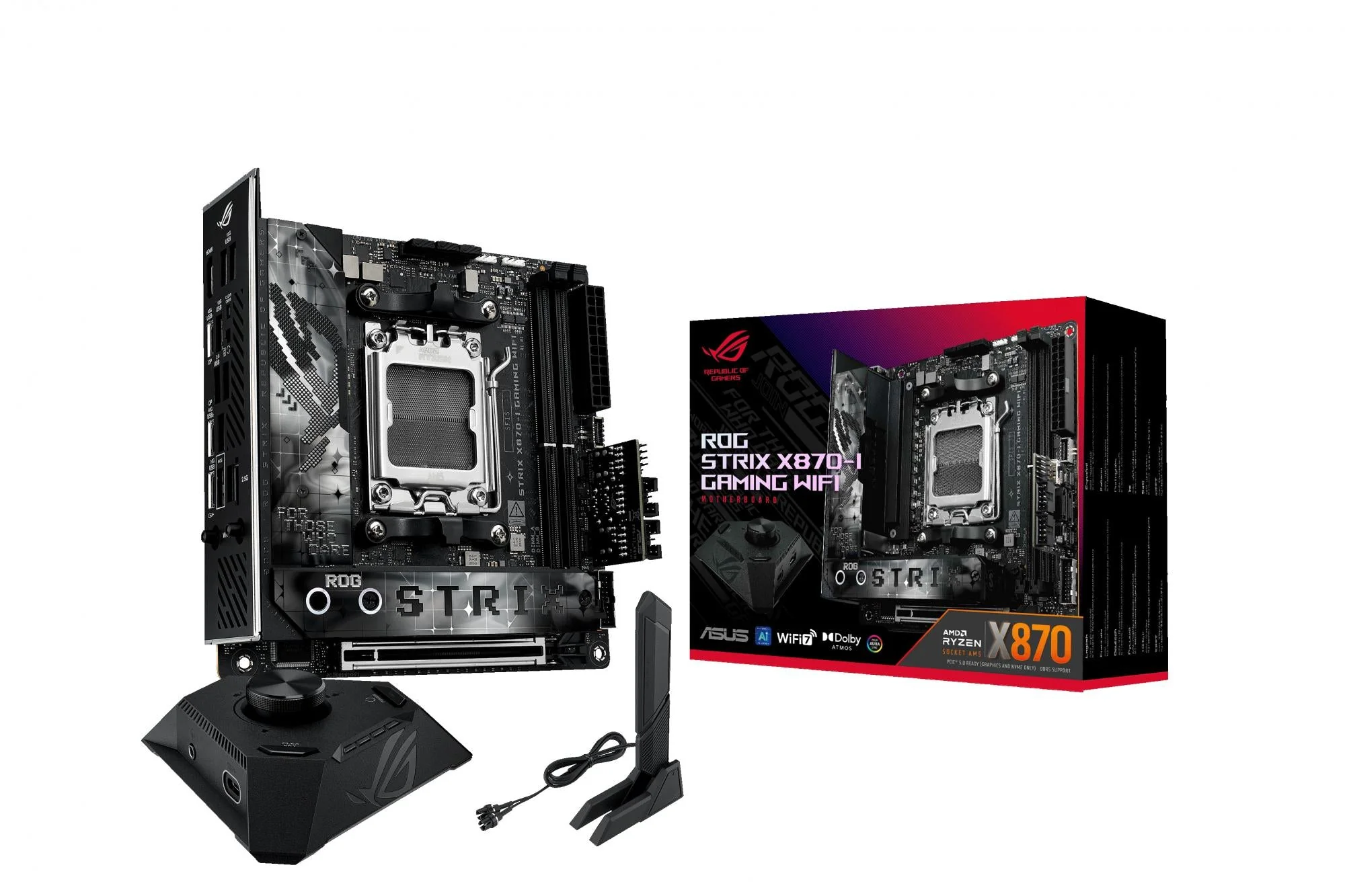 ASUS ROG STRIX X870-I GAMING WIFI (mITX. X870. AM5. DDR5)