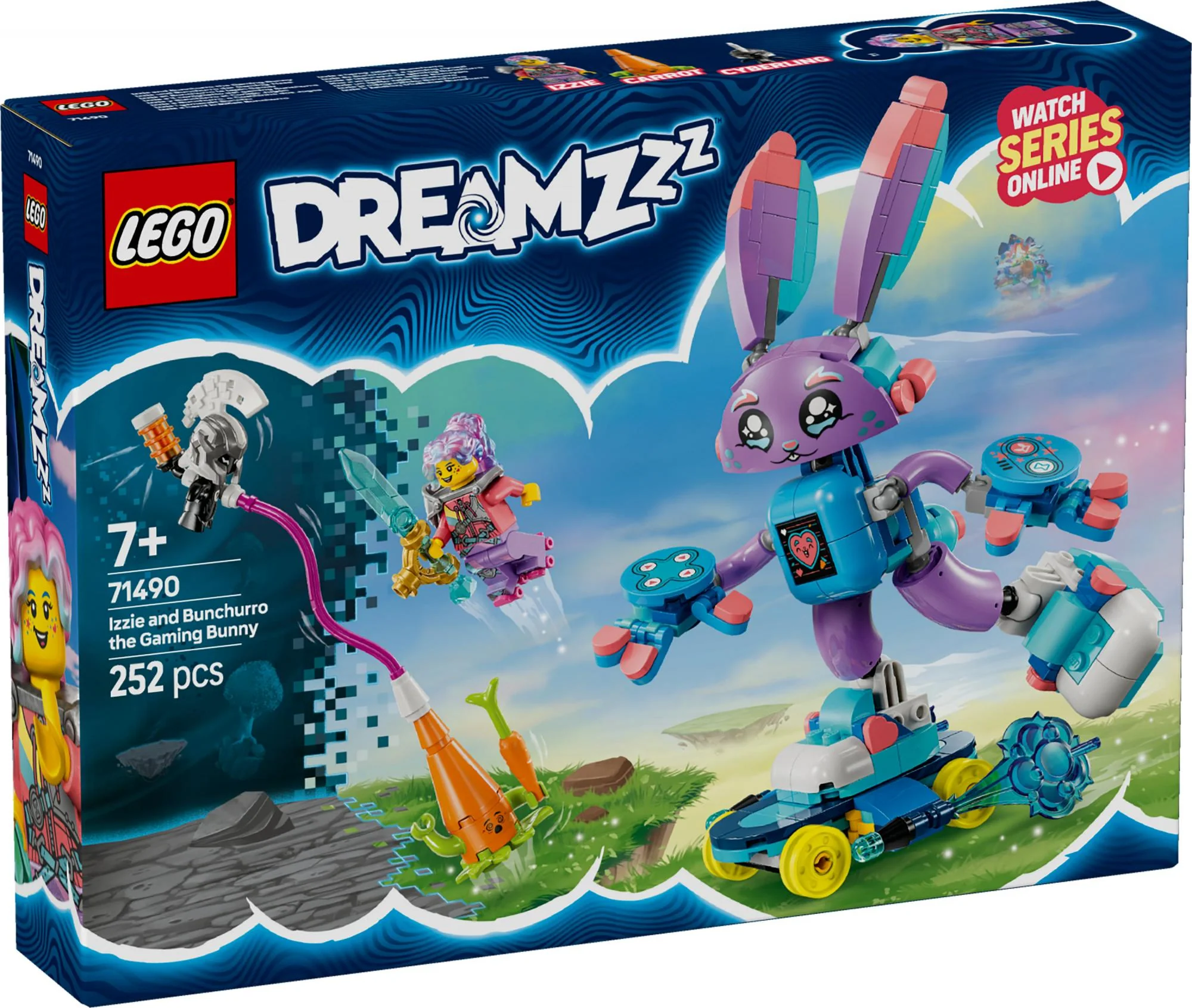 LEGO 71490 DREAMZzz Izzie and Bunchurro the Gaming Bunny
