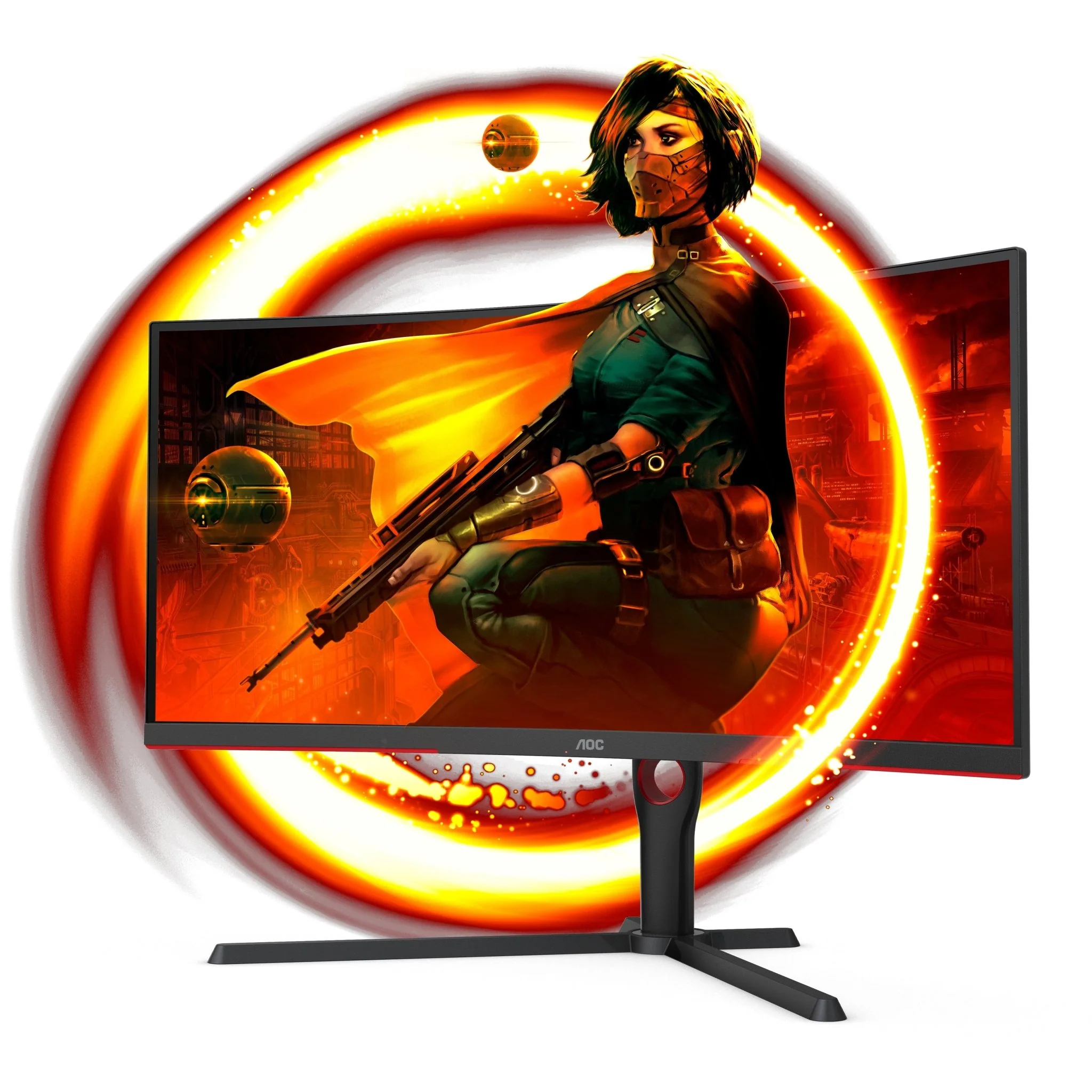 AOC Gaming CU34G3S/BK 34 3440 x 1440 HDMI DisplayPort 165Hz