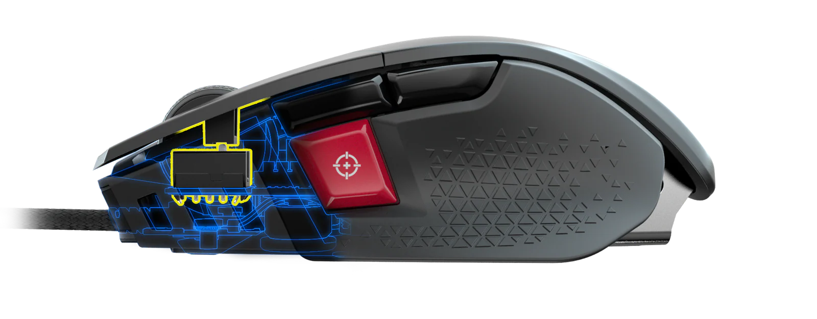 CORSAIR Gaming M65 RGB ULTRA Optisches Kabel Schwarz