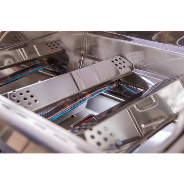 Deluxe 2-Burner Propane Gas Grill in Red