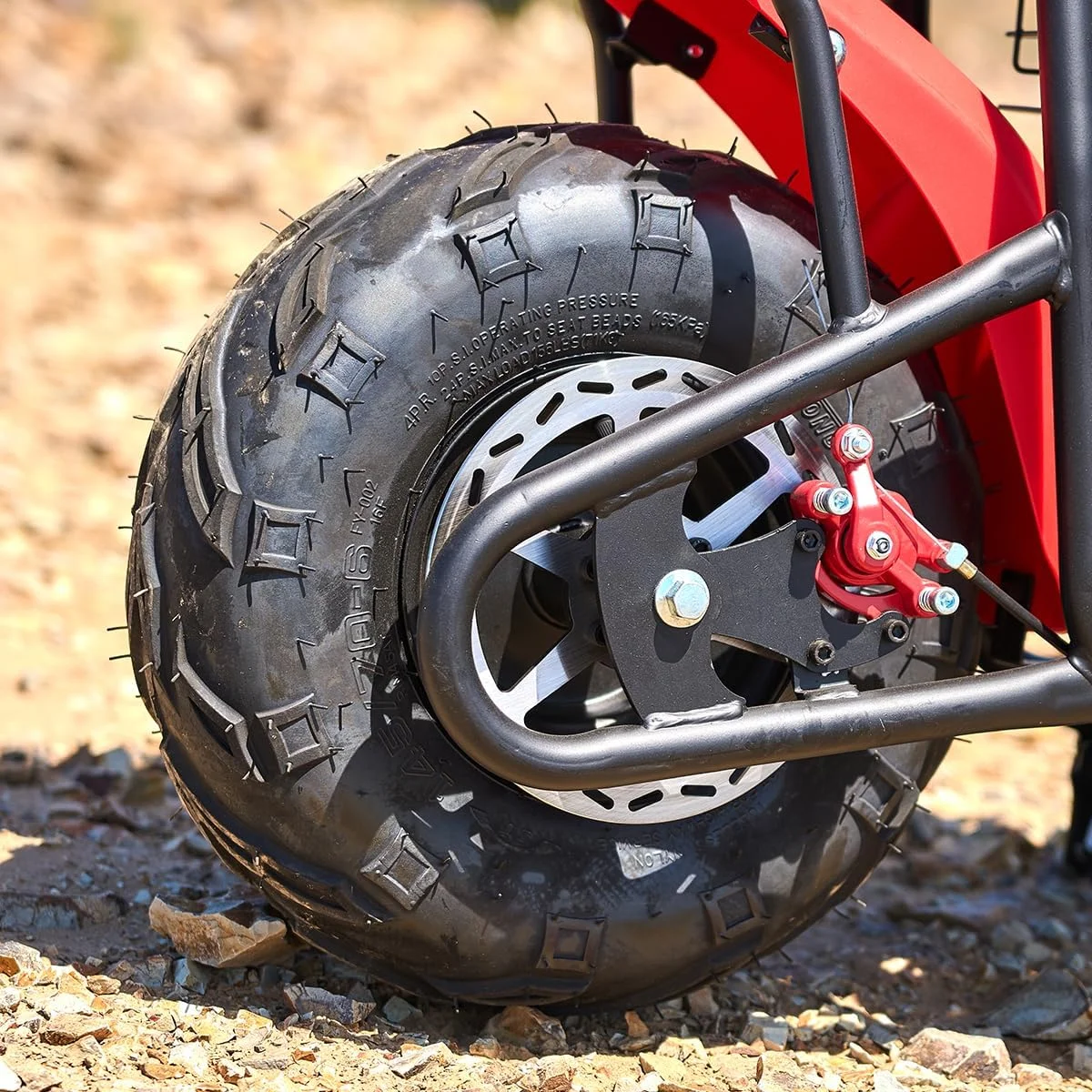 XtremepowerUS Pro Series 99cc Mini Bike Gas Powered Pocket Rocket for Adults Red/Black