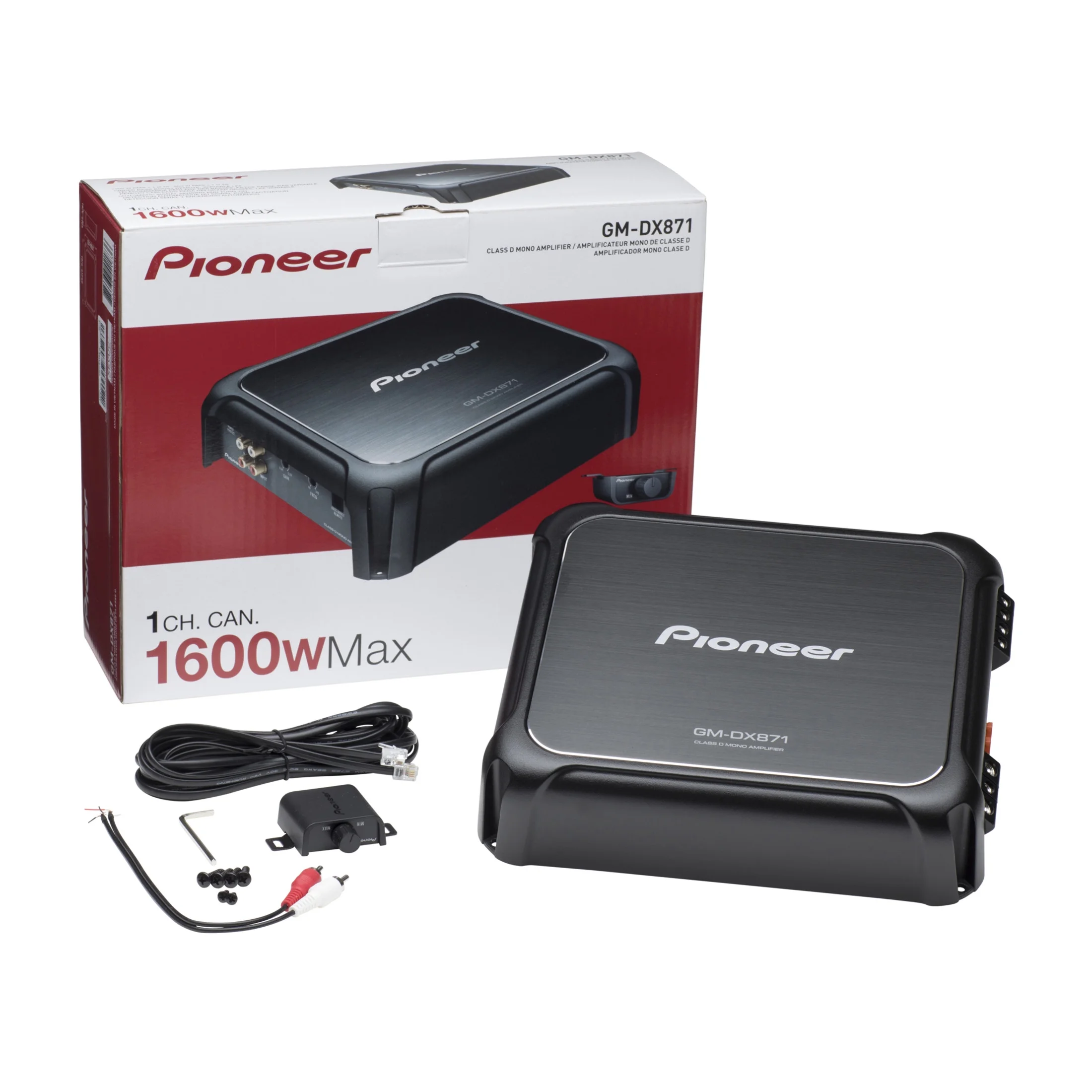 Pioneer GM-DX871 1-Channel �C Class D, 1600 W Max Power �C Digital Amplifier