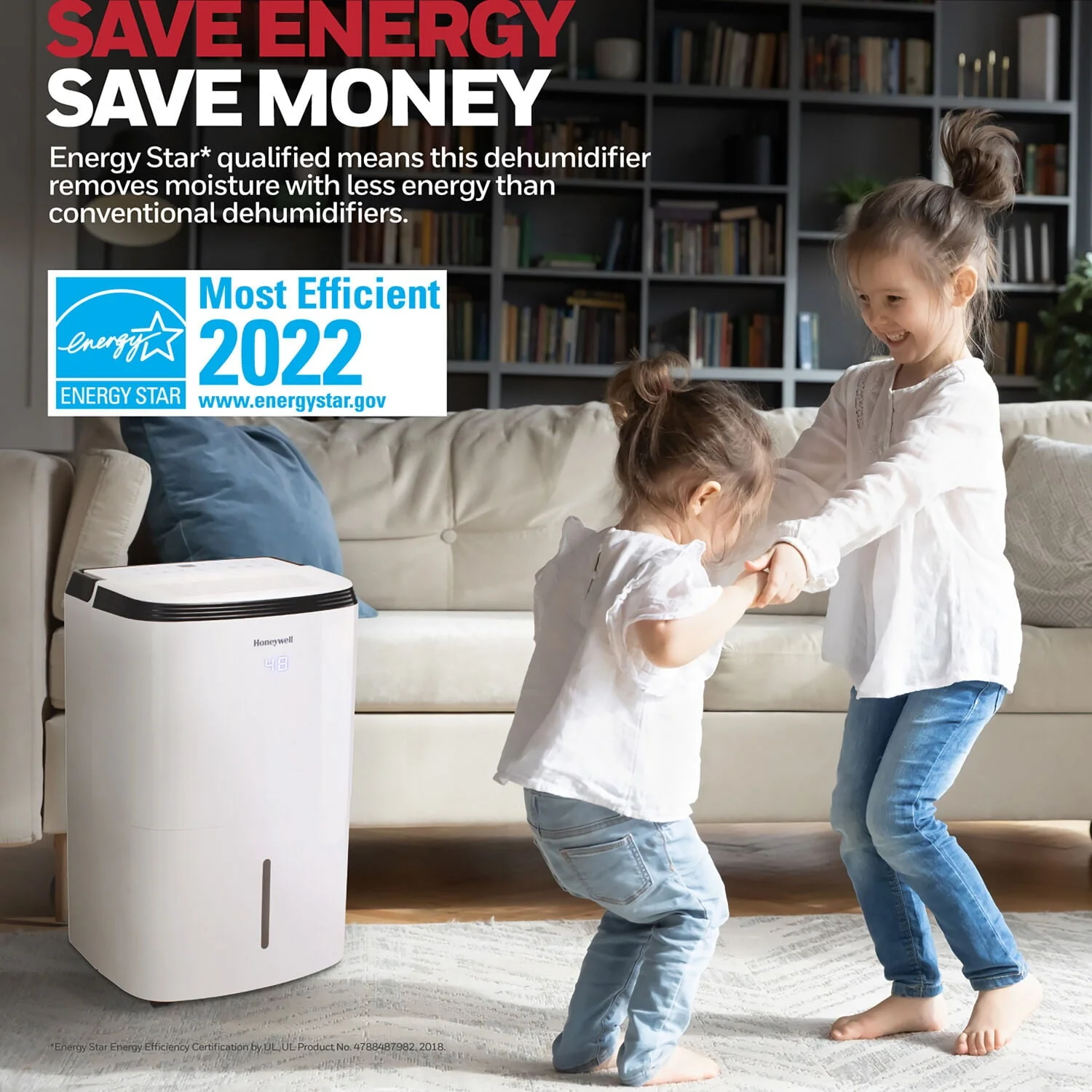 Honeywell 70 Pint Energy Star Dehumidifier with Pump, TP70AWKNR