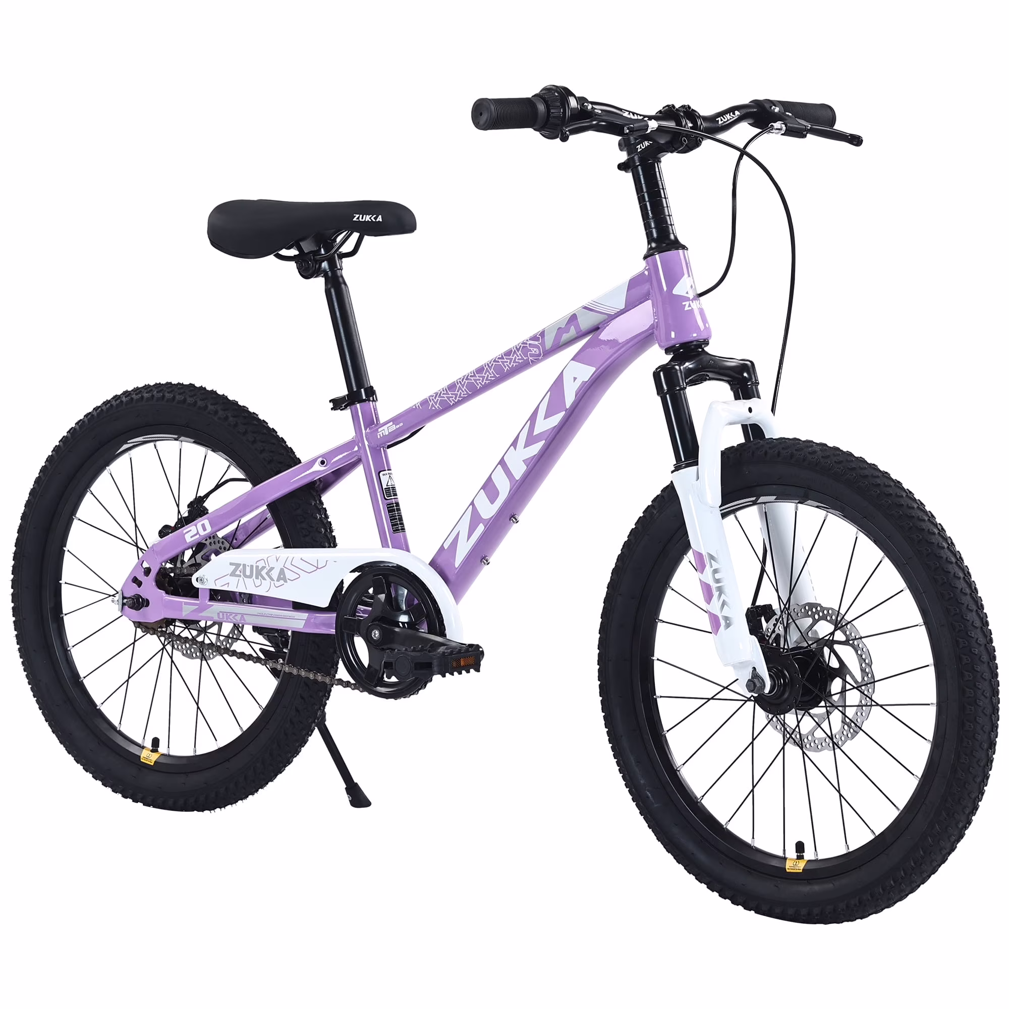 20-Inch Mountain Bike with Suspension Fork, Adjustable Saddle & Disc Brakes,Pink