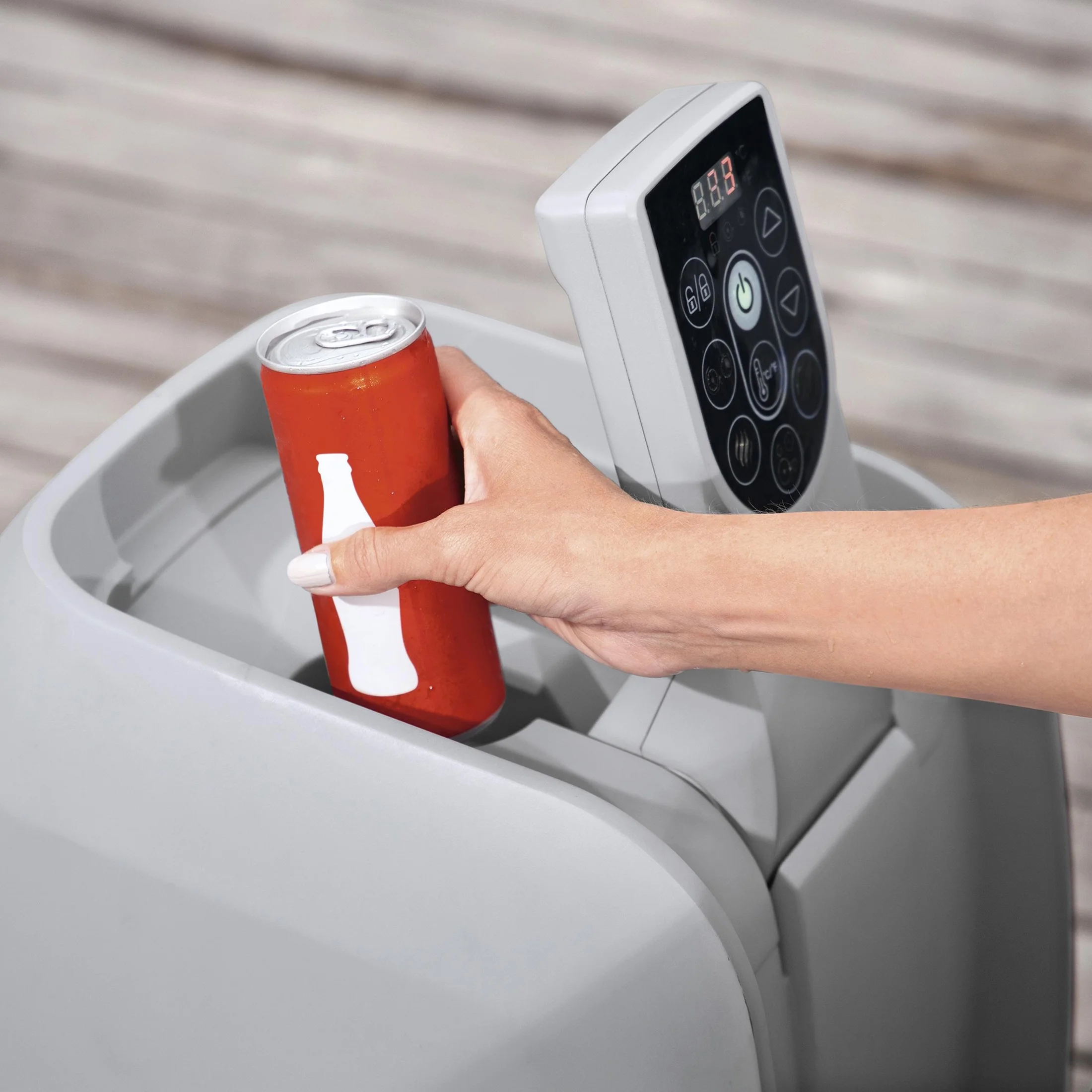 Coleman Bahamas AirJet Inflatable Outdoor Round Hot Tub 2-4 Person with Pump #P08411