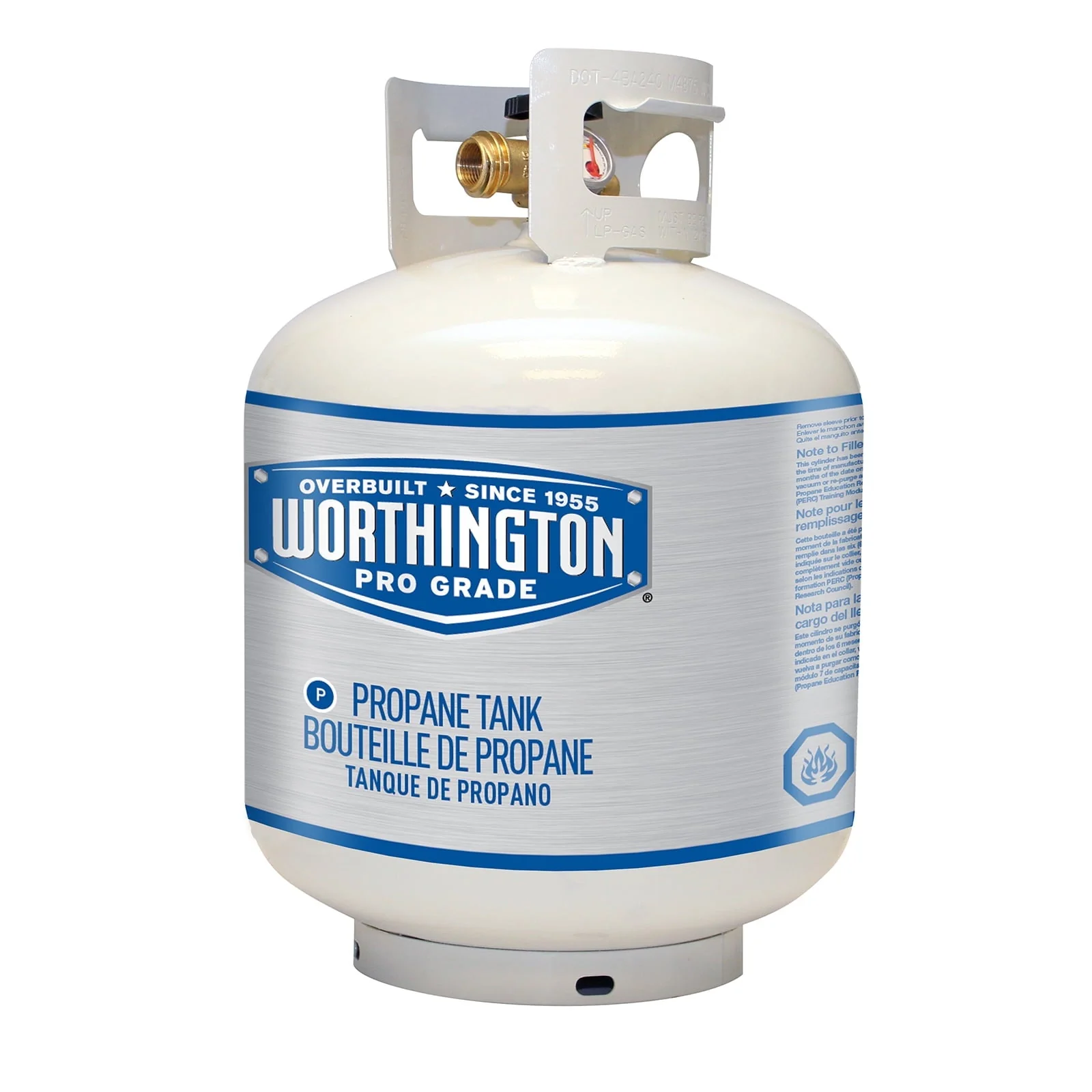 Worthington Pro Grade 20-Pound Refillable Propane Tank
