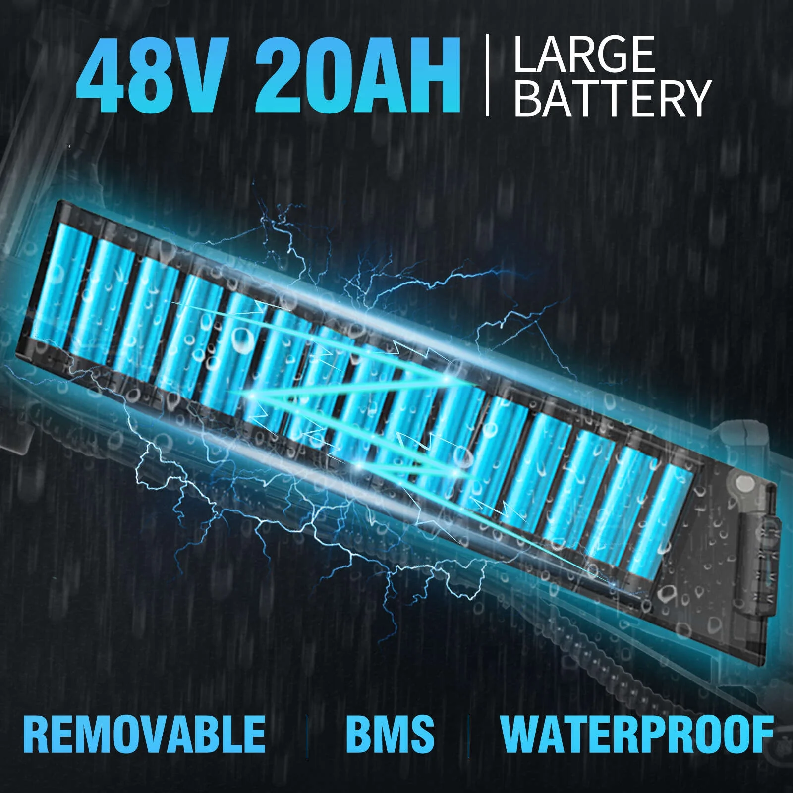 Dual Motor PEAK 3000W Electric Bike for Adults,31mph 48V 23Ah Electric Bicycle,26