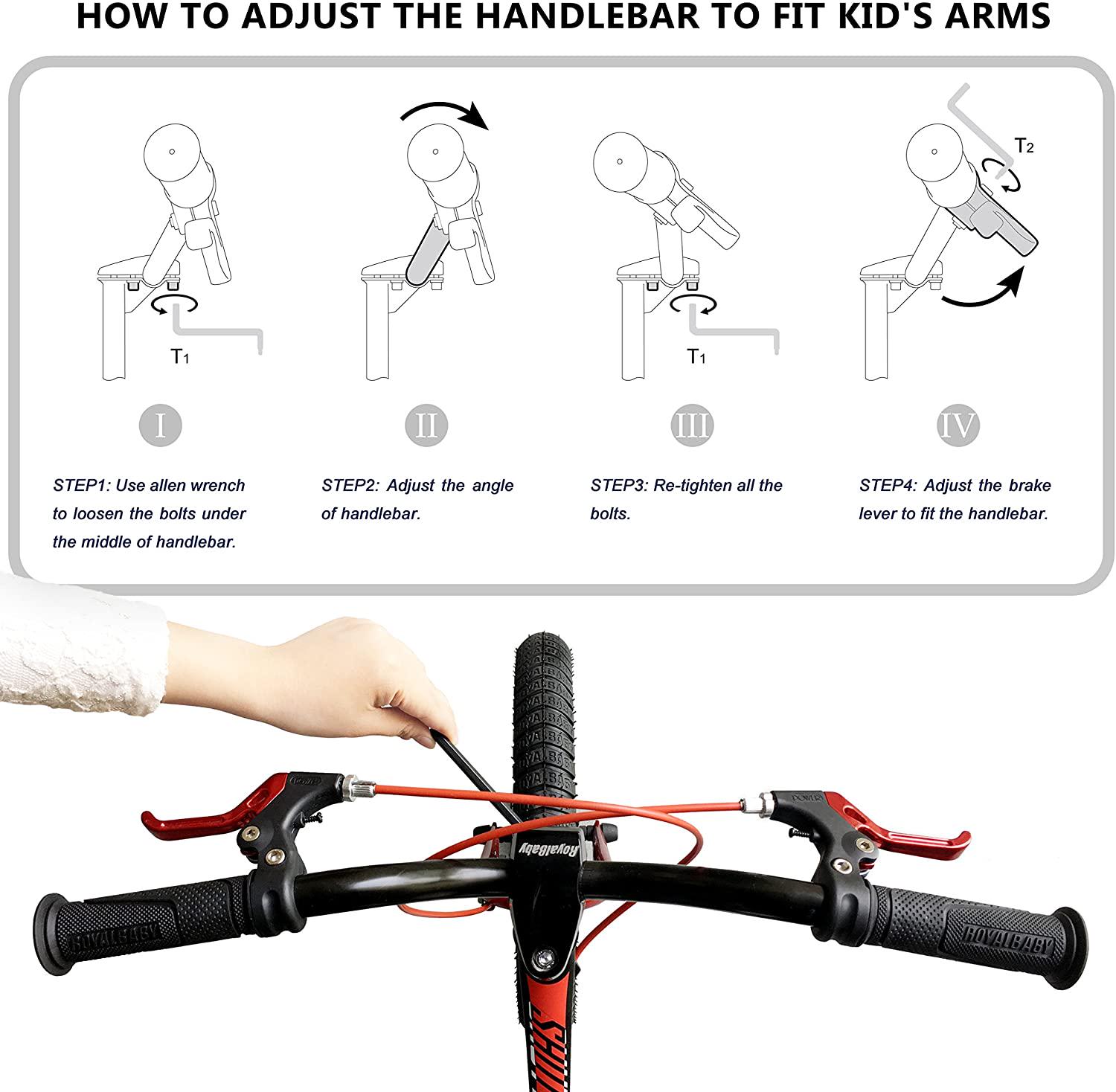 Royalbaby Jenny Princess 20 inch Girl-s Bicycle. White & Pink