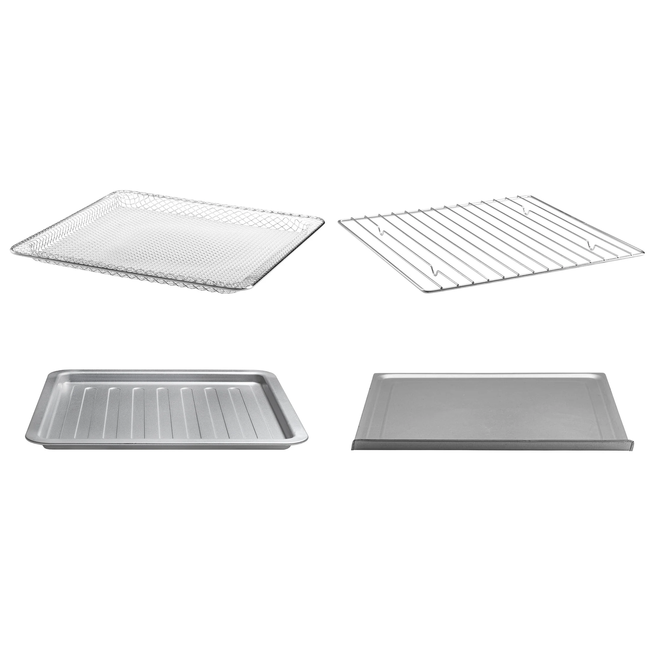 Gourmia French Door 6-Slice Digital Toaster Oven Air Fryer, 19 One-Touch Presets, 24L, Stainless Steel