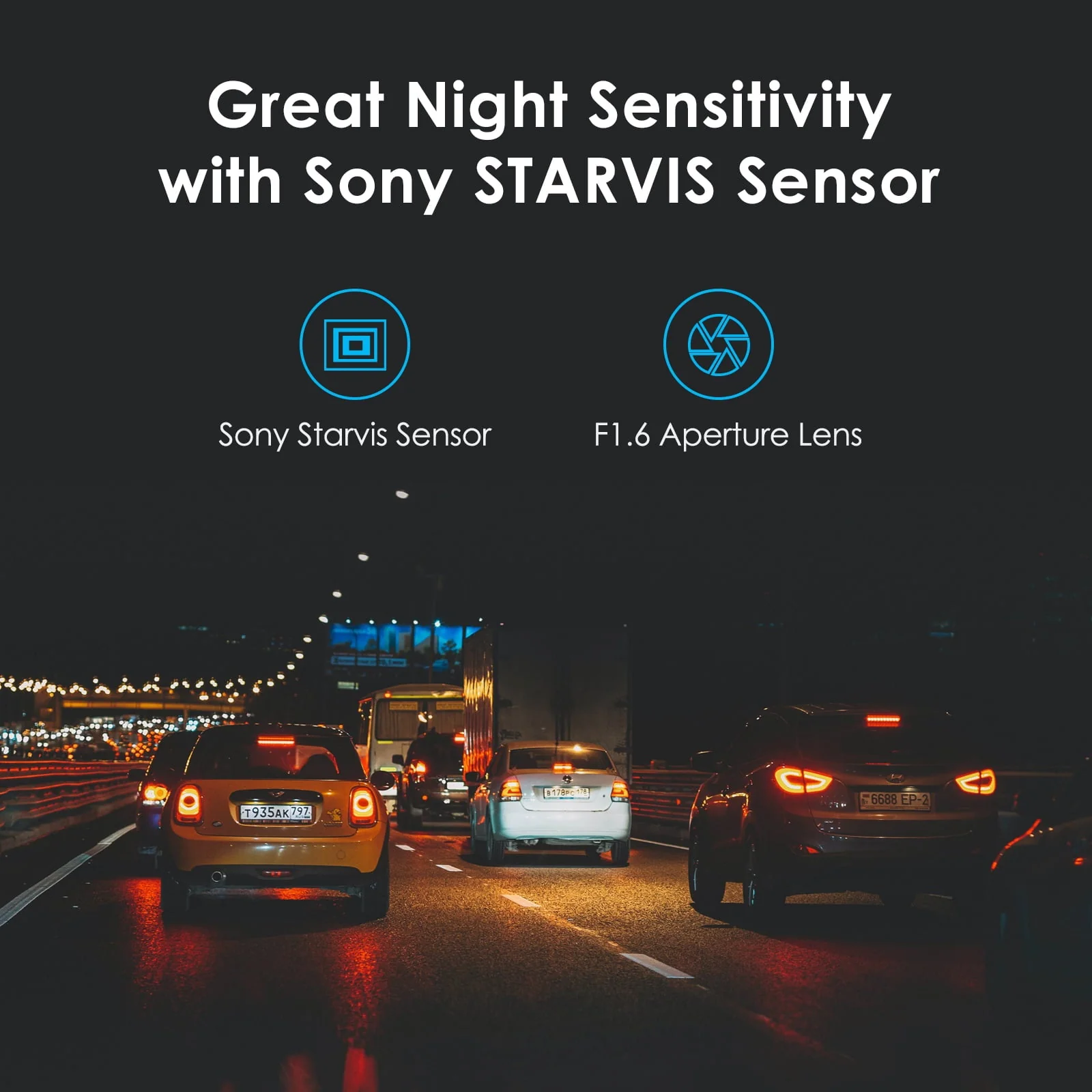 VIOFO 2K Dash Cam 2560x1440P Quad HD+ Car Dash Camera, Ultra Clear Night Vision, GPS Included, Buffered Parking Mode, True HDR, A119 V3