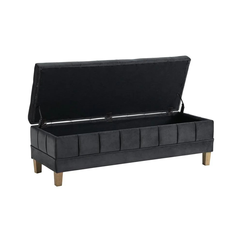 Picket House Furnishings Jude Tufted Storage Ottoman