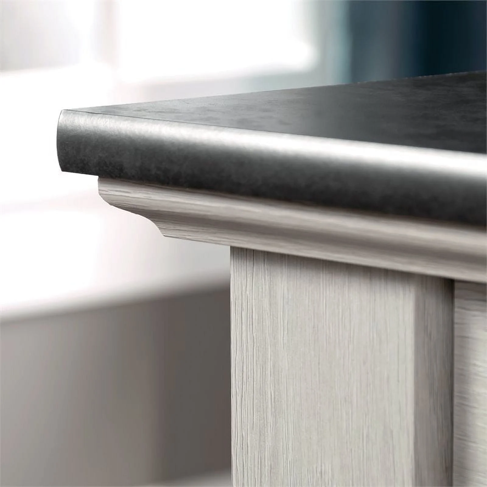 Sauder Palladia Executive Home Office Desk, Glacier Oak Finish