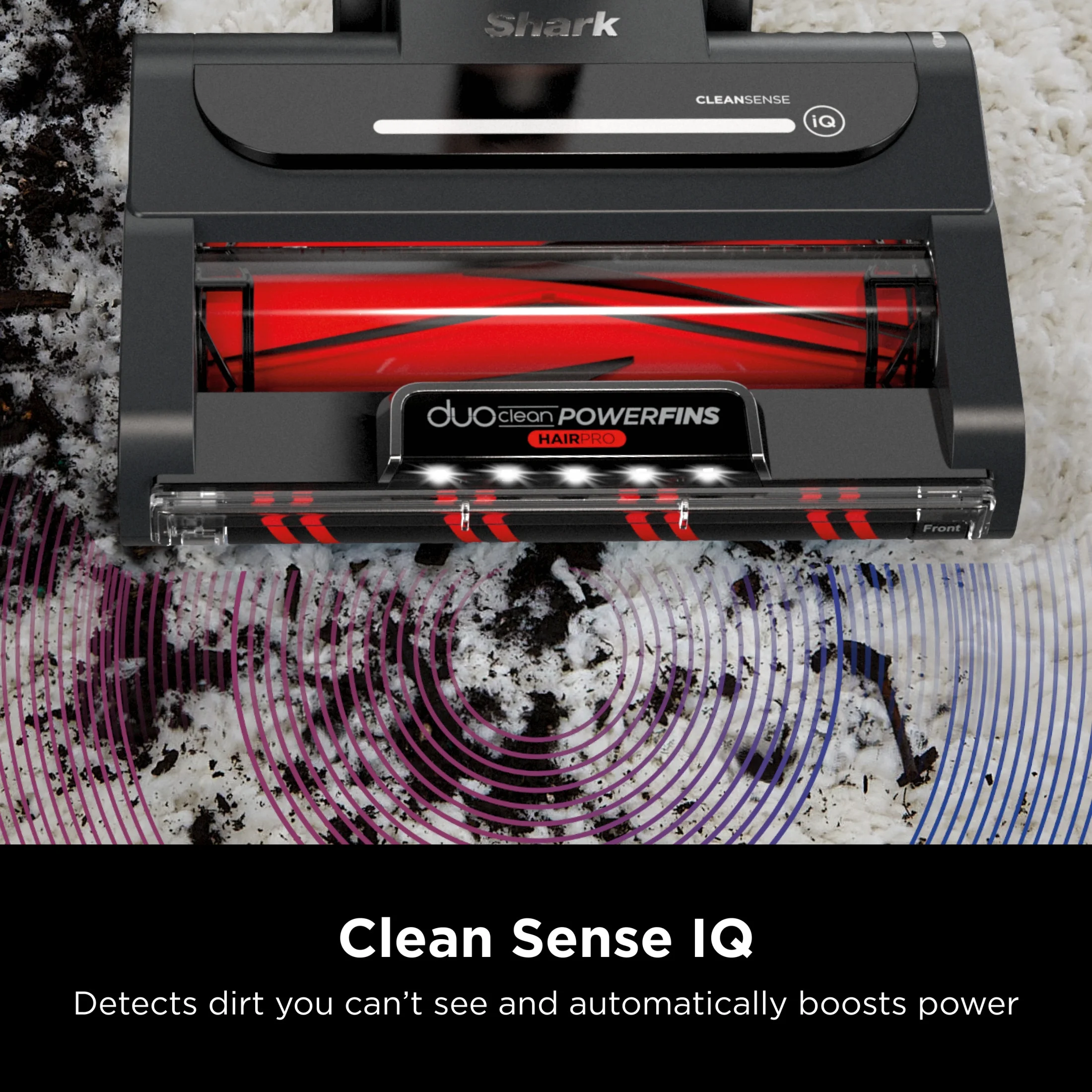 Shark Stratos Cordless Stick Vacuum Cleaner with Clean Sense IQ & DuoClean PowerFins HairPro MultiFLEX, IZ840H