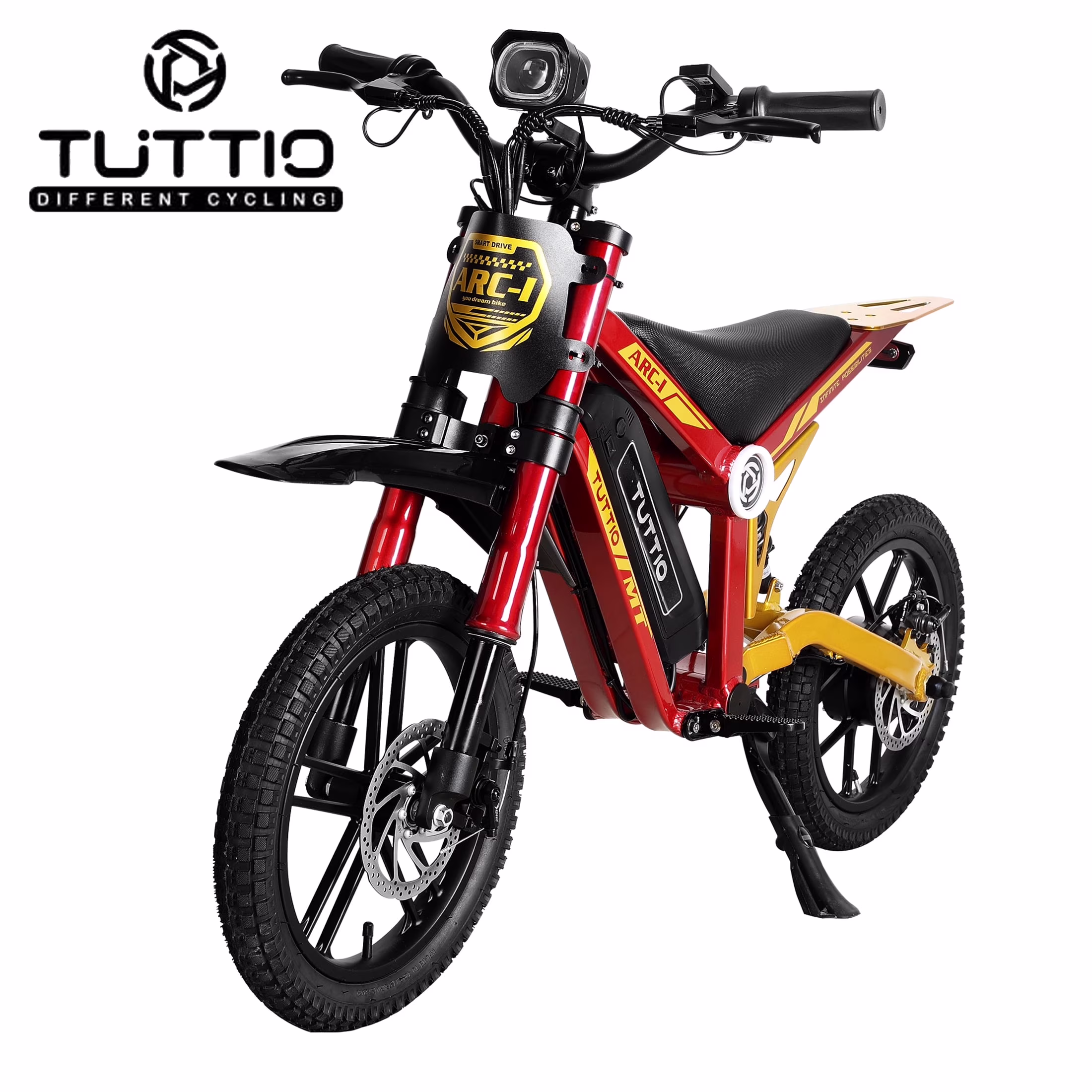 TUTTIO ARC-1 750W Mini Electric Dirt Bike for Kids 8-14, 5-Speed Modes Electric Motorcycle, 22MPH, 16