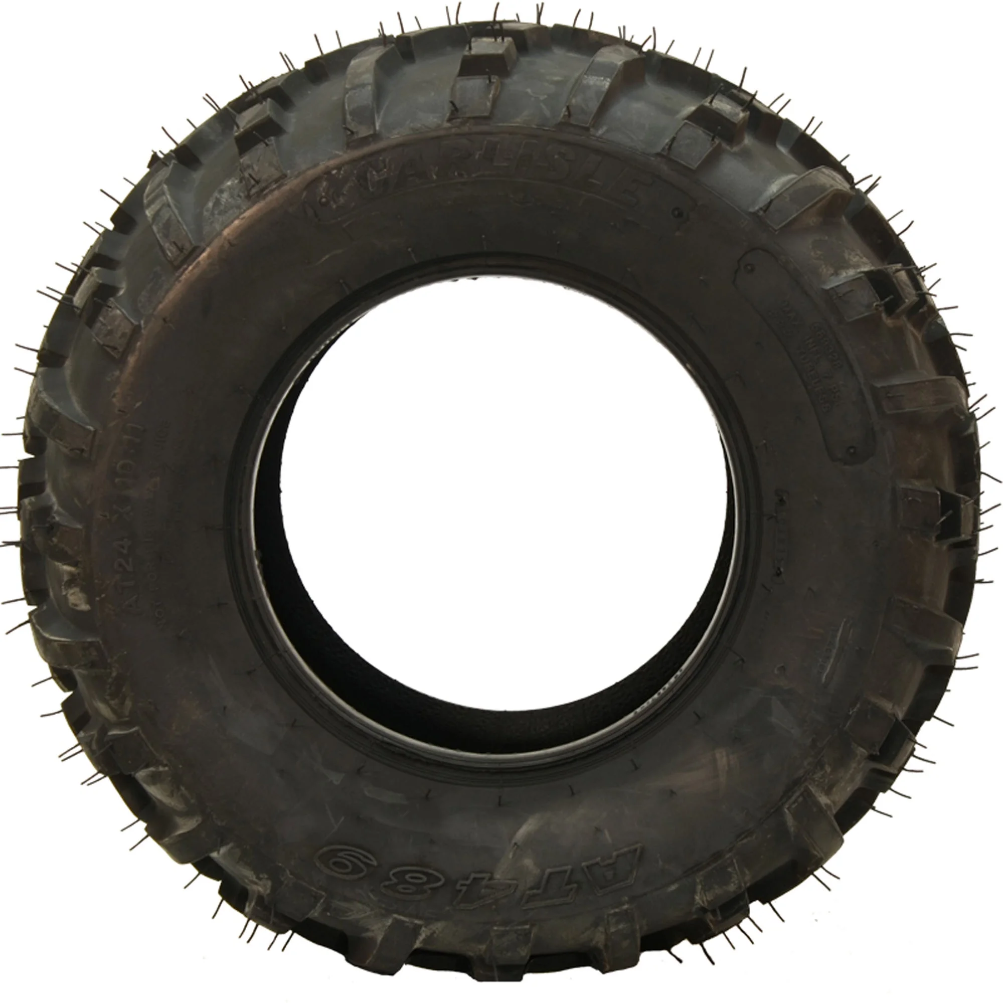 Set of 2 Carlisle AT489 25/10-12 63F B Tires