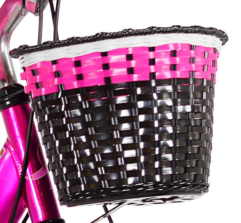 Susan G. Komen 24 In. Multi-Speed Cruiser Girl-s Bike. Pink. White and Black