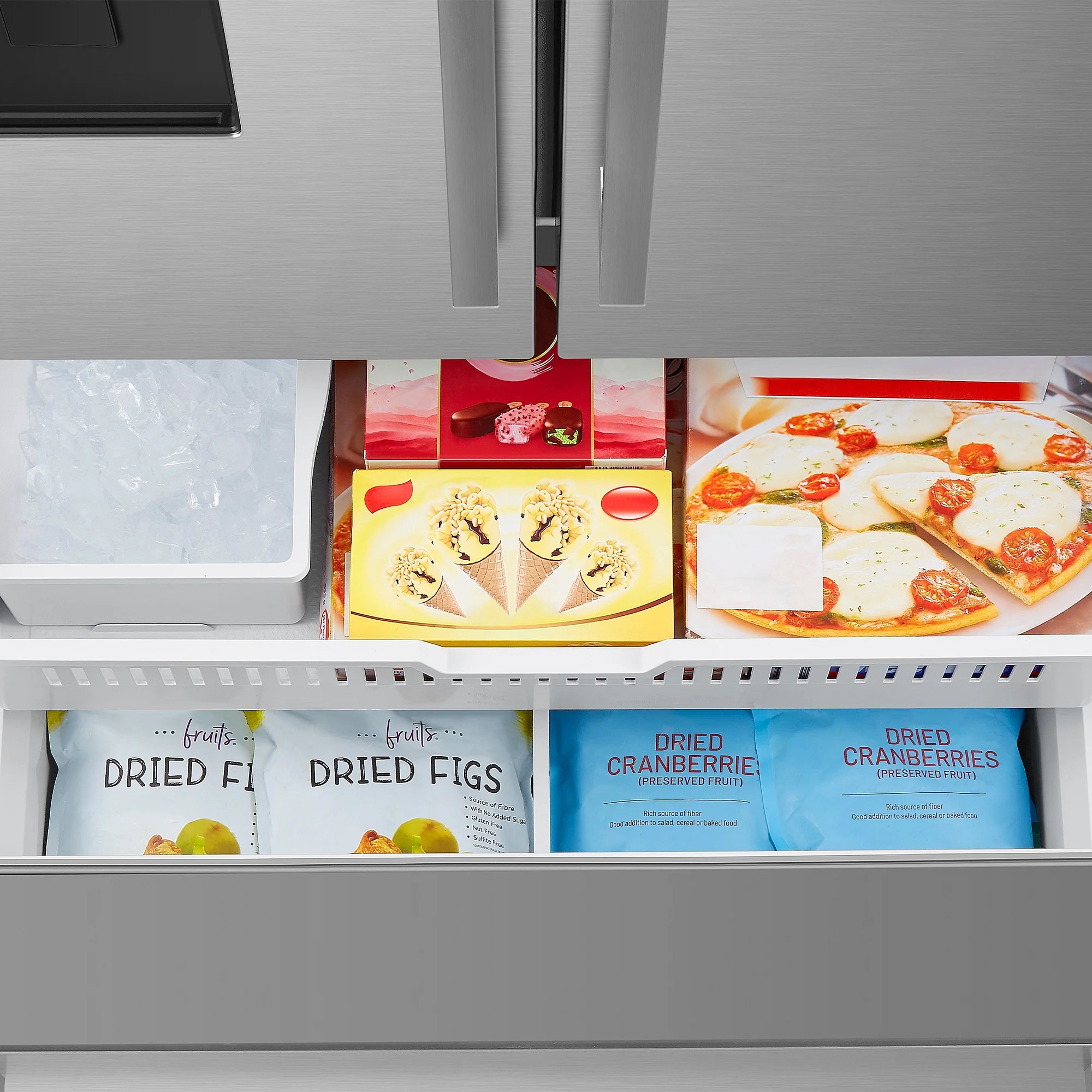 22.4 cu. ft. 3-Door French Door Refrigerator Water Dispenser in Stainless Steel