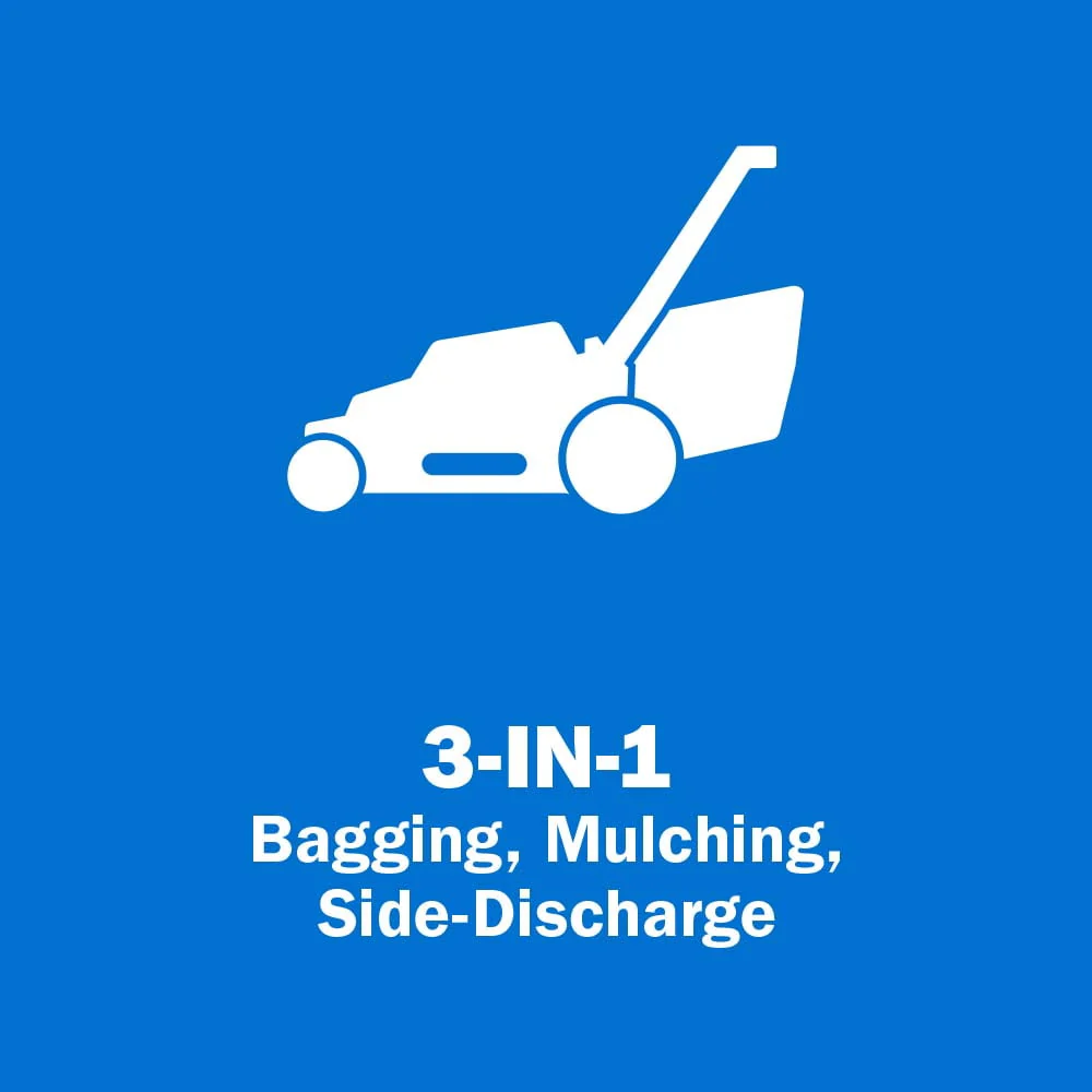 HART 40-Volt 20-inch Self-Propelled Battery-Powered Brushless Mower Kit, (1) 6.0Ah Lithium-Ion Battery