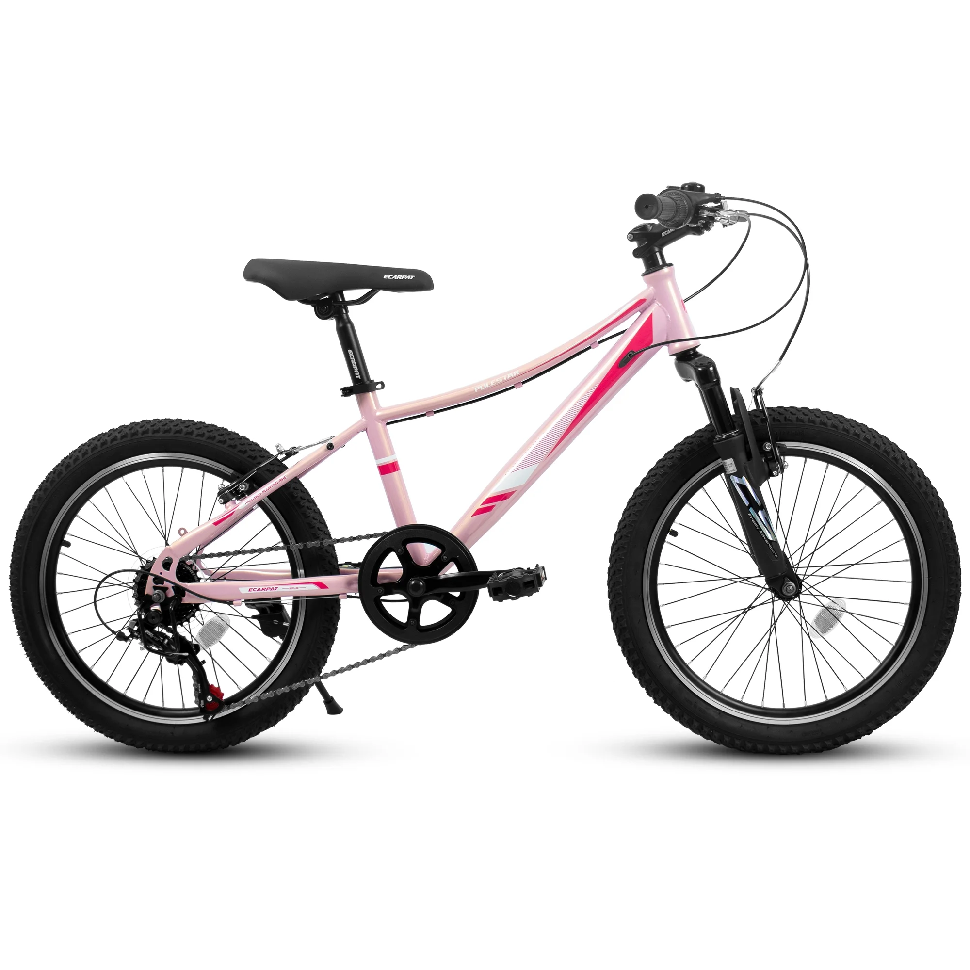 Aukfa 20 inch Kids Mountain Bike, Front Suspension Fork Kids' Bicycles for Boys Girls,7-Speed,Blue